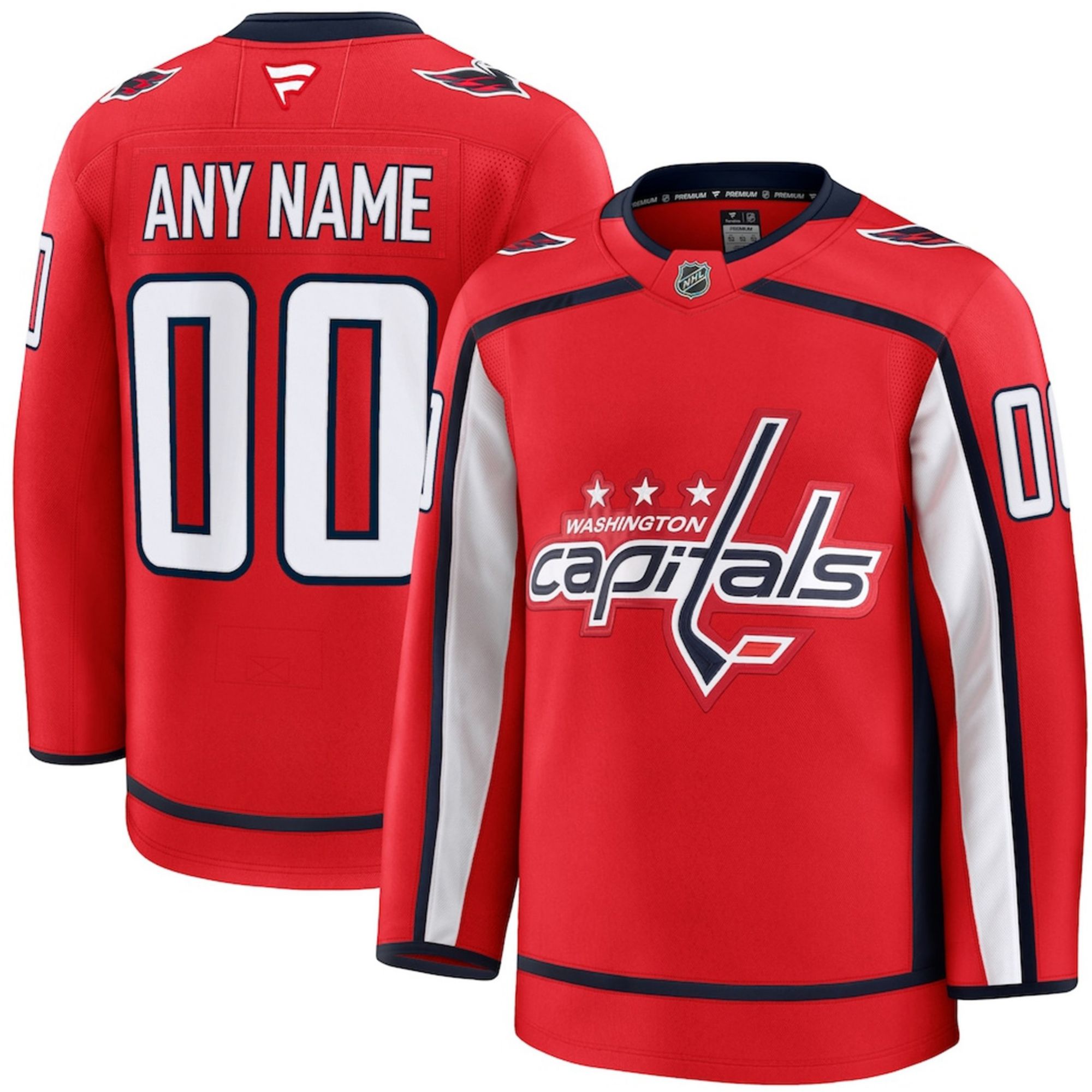 NHL Men's Custom Washington Capitals Premium Authentic Home Jersey