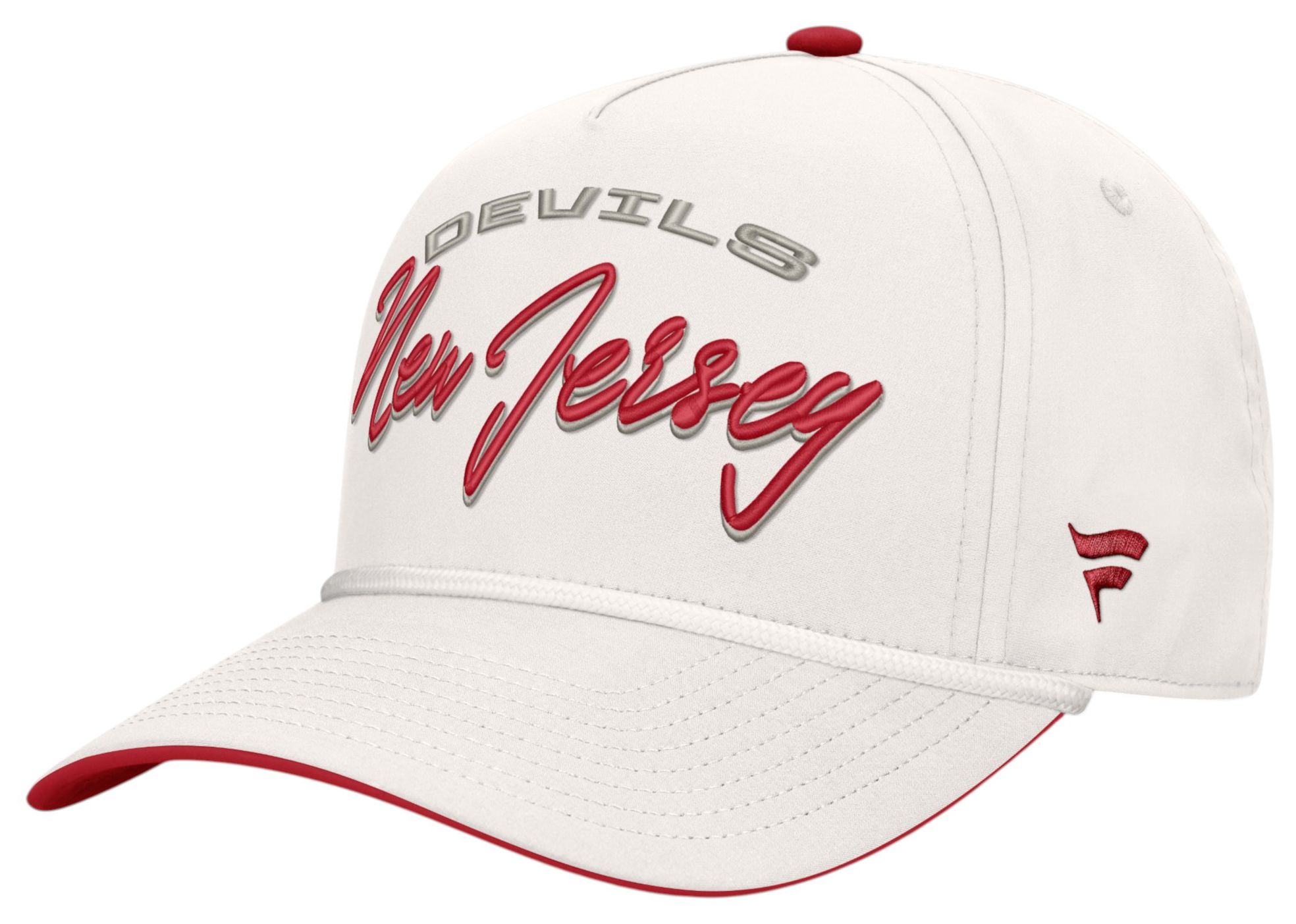 NHL Men's New Jersey Devils Scrawl Adjustable Hat