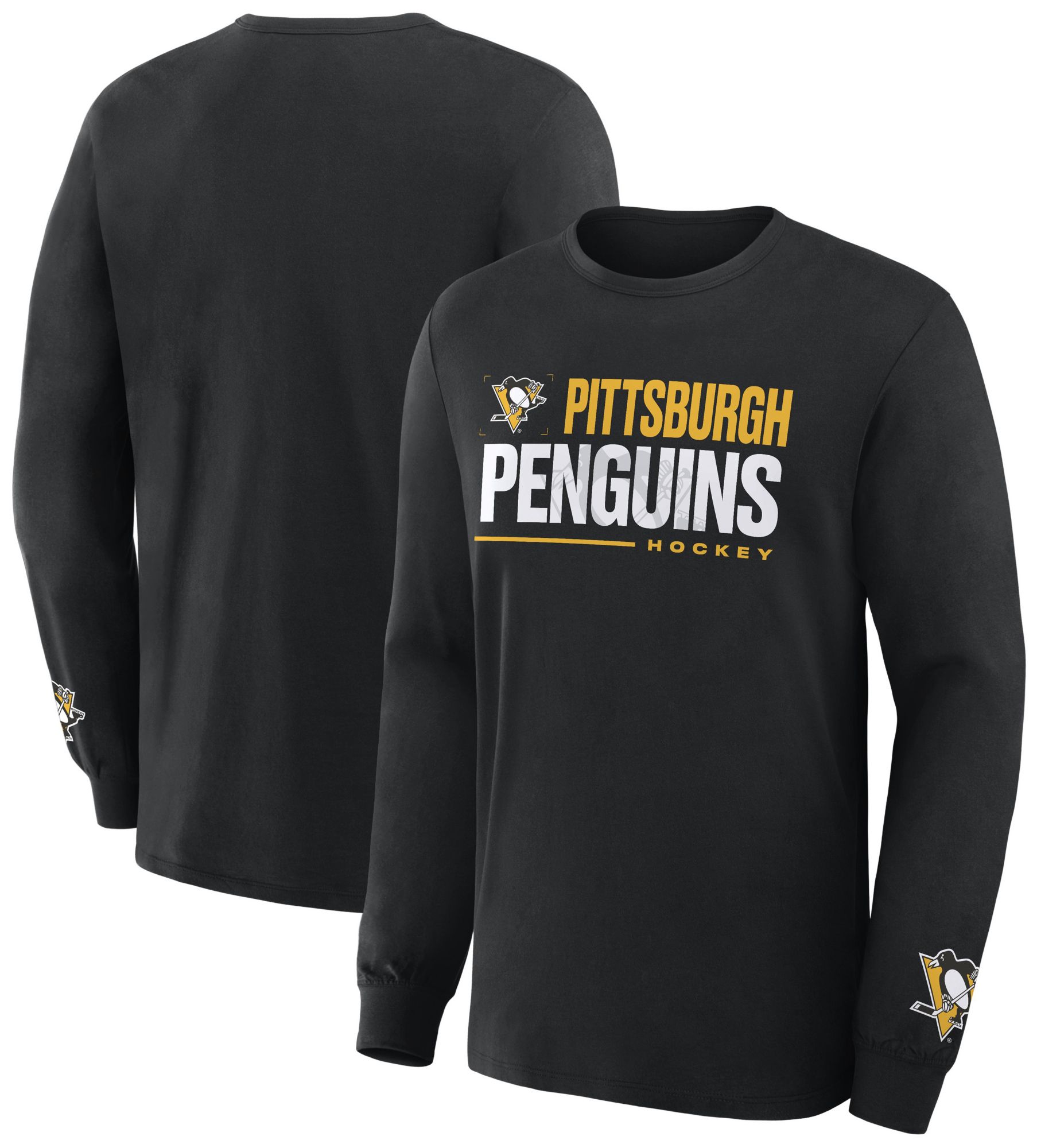 NHL Men's Pittsburgh Penguins Cotton Legend Long Sleeve T-Shirt