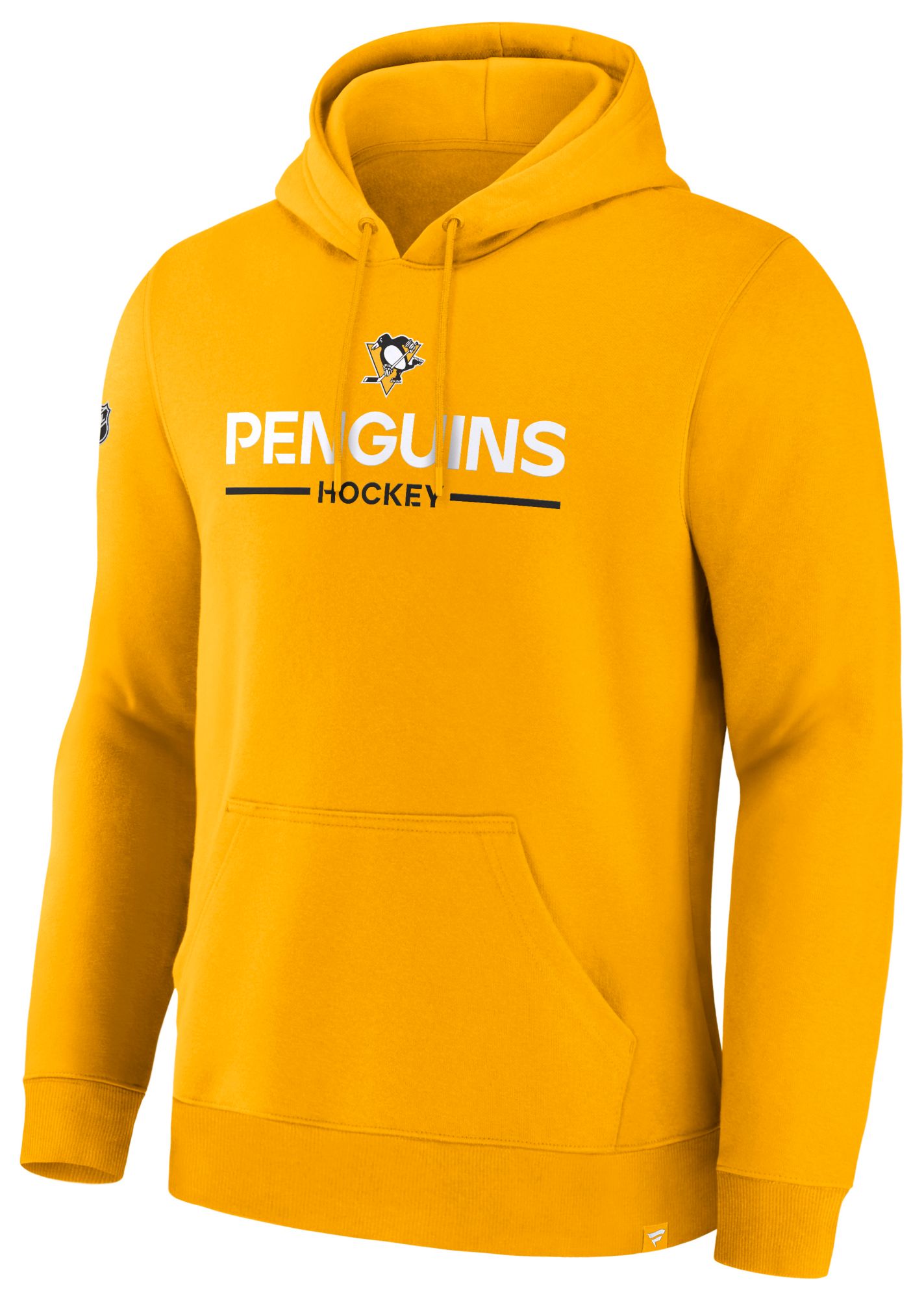 NHL Men's Pittsburgh Penguins Yellow Gold Alternate Pullover Hoodie