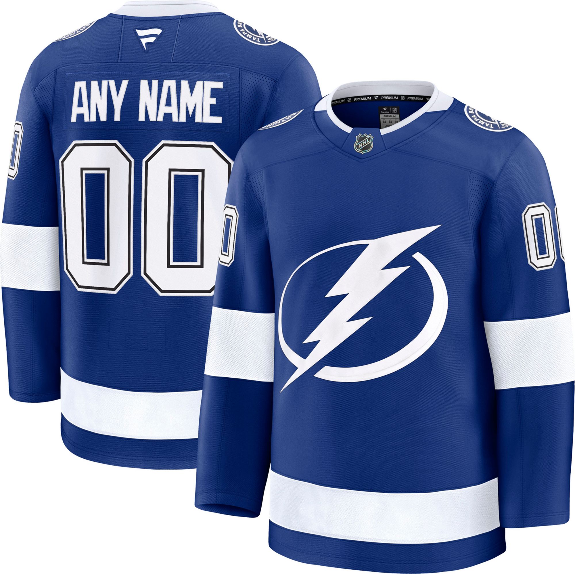 NHL Men's Custom Tampa Bay Lightning Premium Authentic Home Jersey