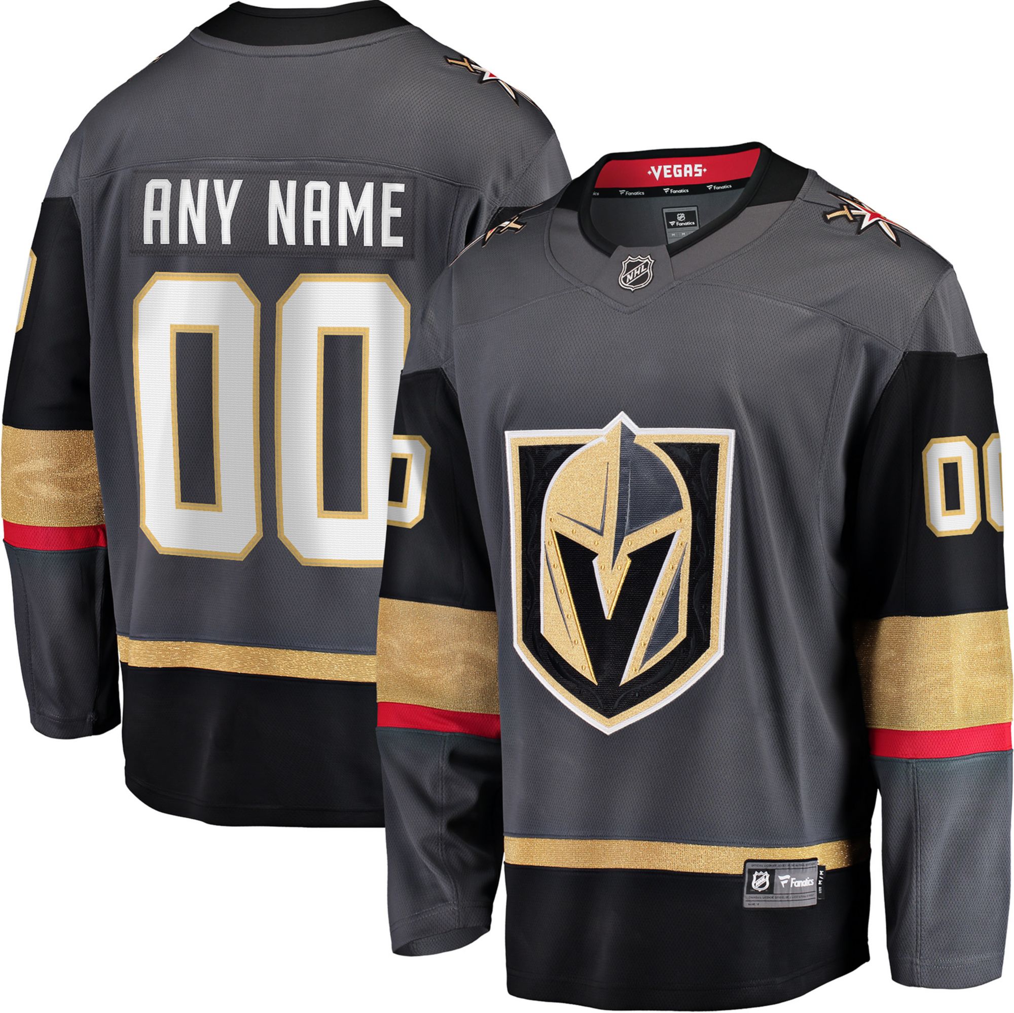 NHL Men's Custom Vegas Golden Knights Breakaway Alternate Jersey