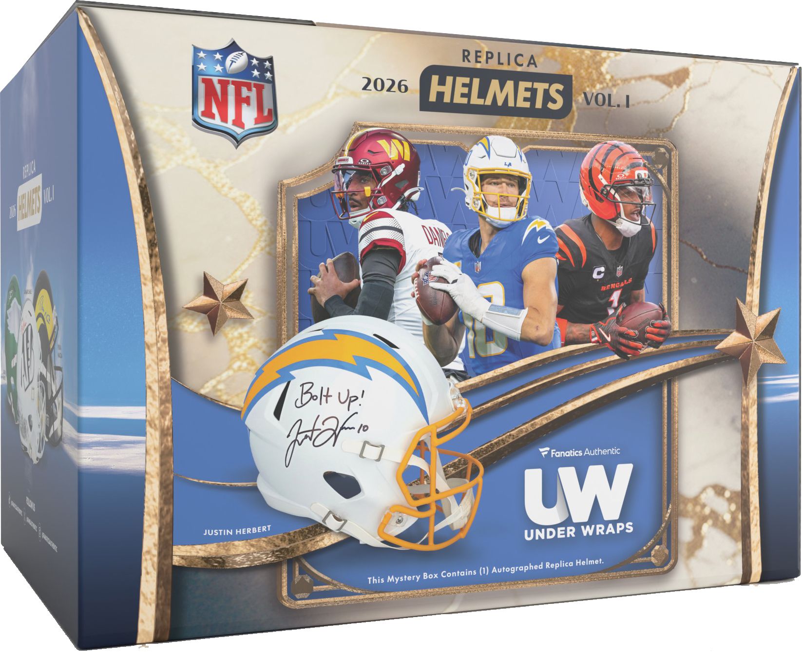 NFL 2026 Under Wraps Replica Helmets Volume 1