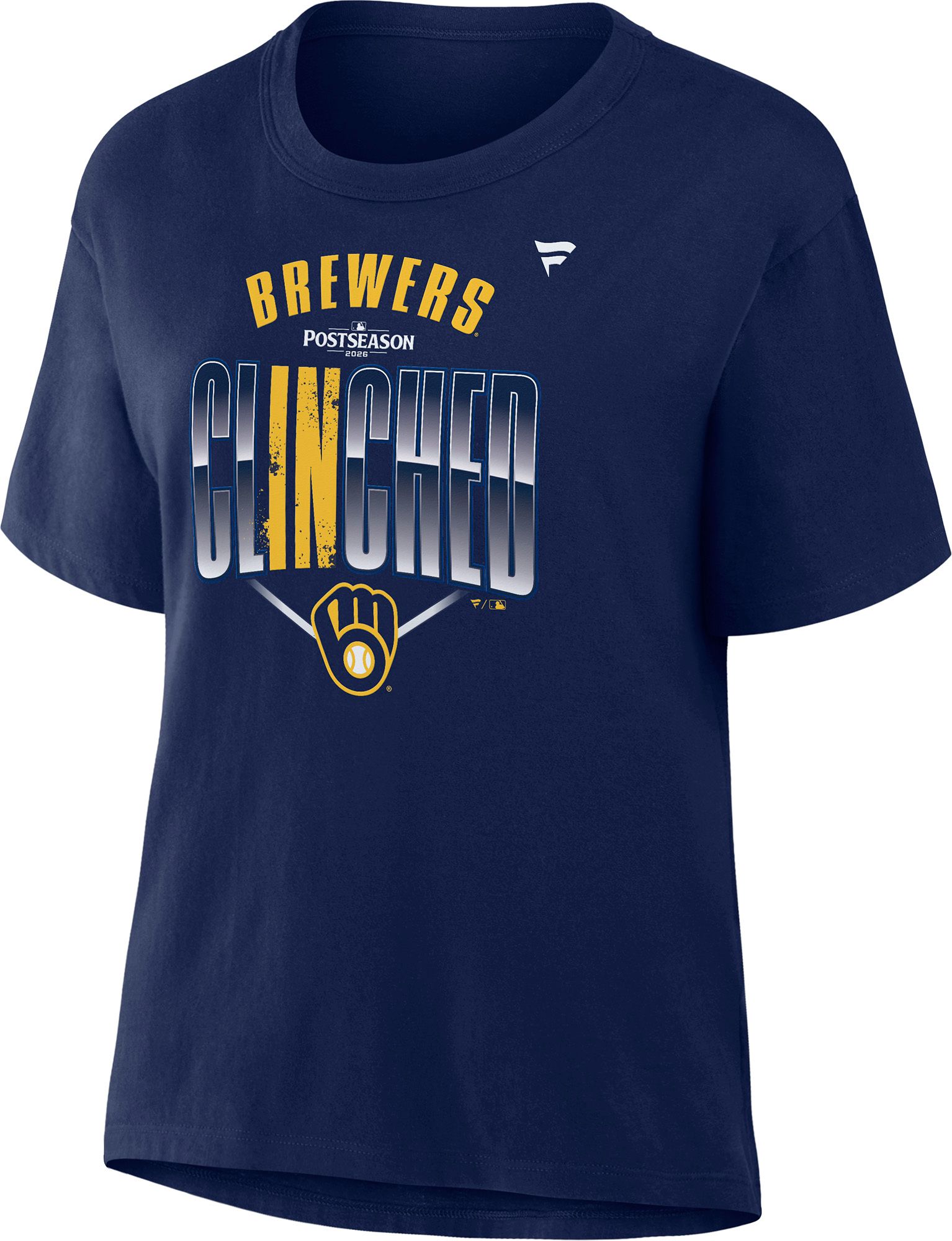 MLB Women's Milwaukee Brewers Postseason Participant 2026 Locker Room T-Shirt