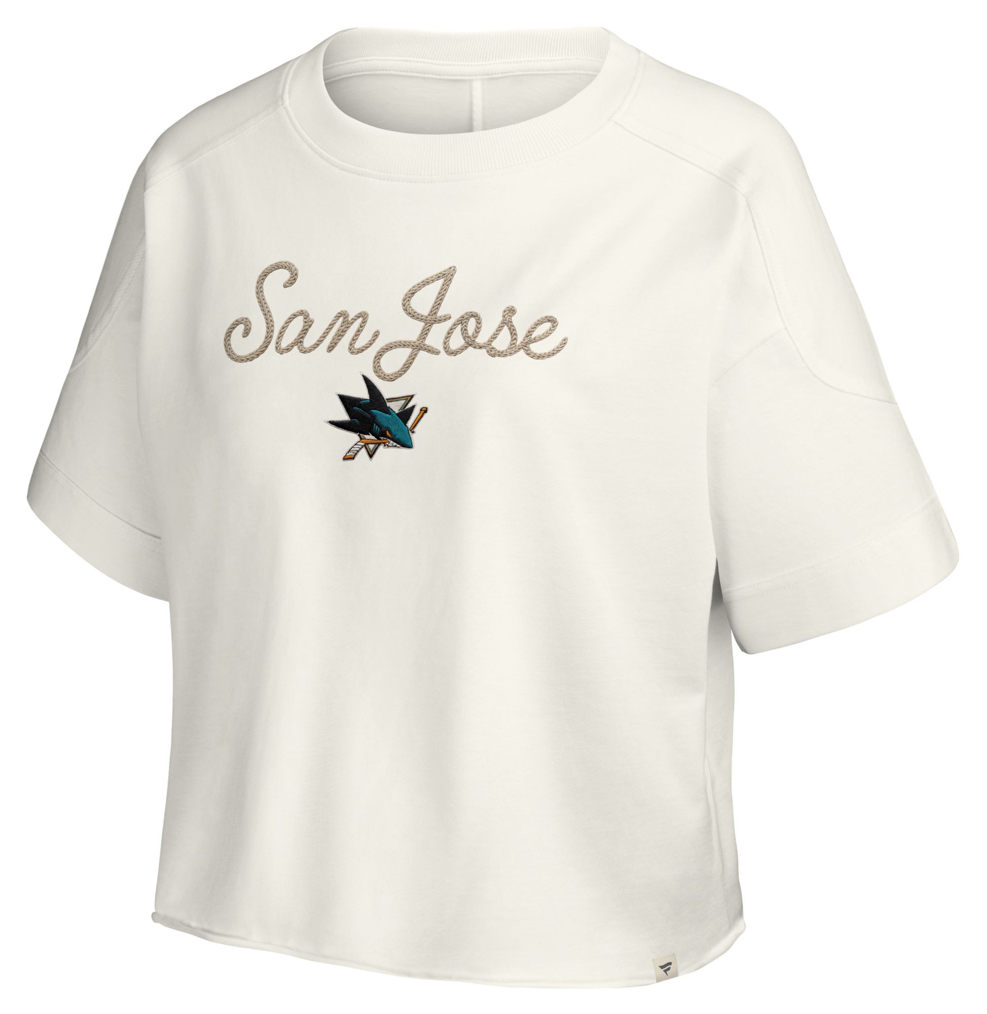 NHL Women's San Jose Sharks Signature Off White NHL T-Shirt