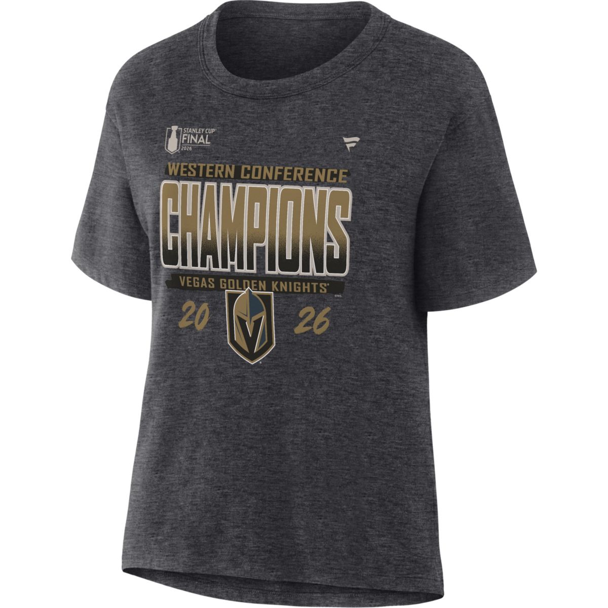 Mitchell & Ness Women's Las Vegas Golden Knights Black Cropped T