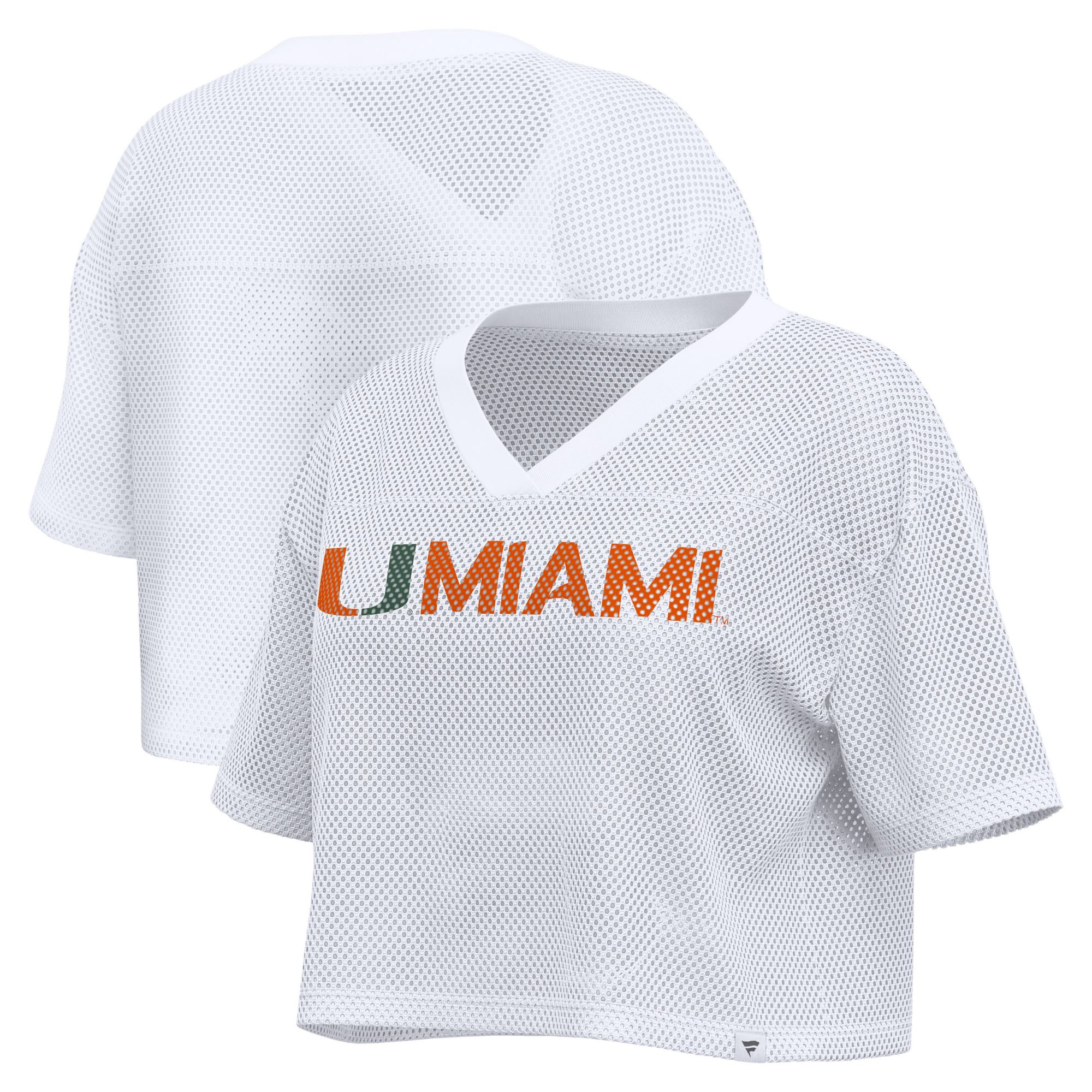 NCAA Women's Miami Hurricanes White Fashion Football Jersey