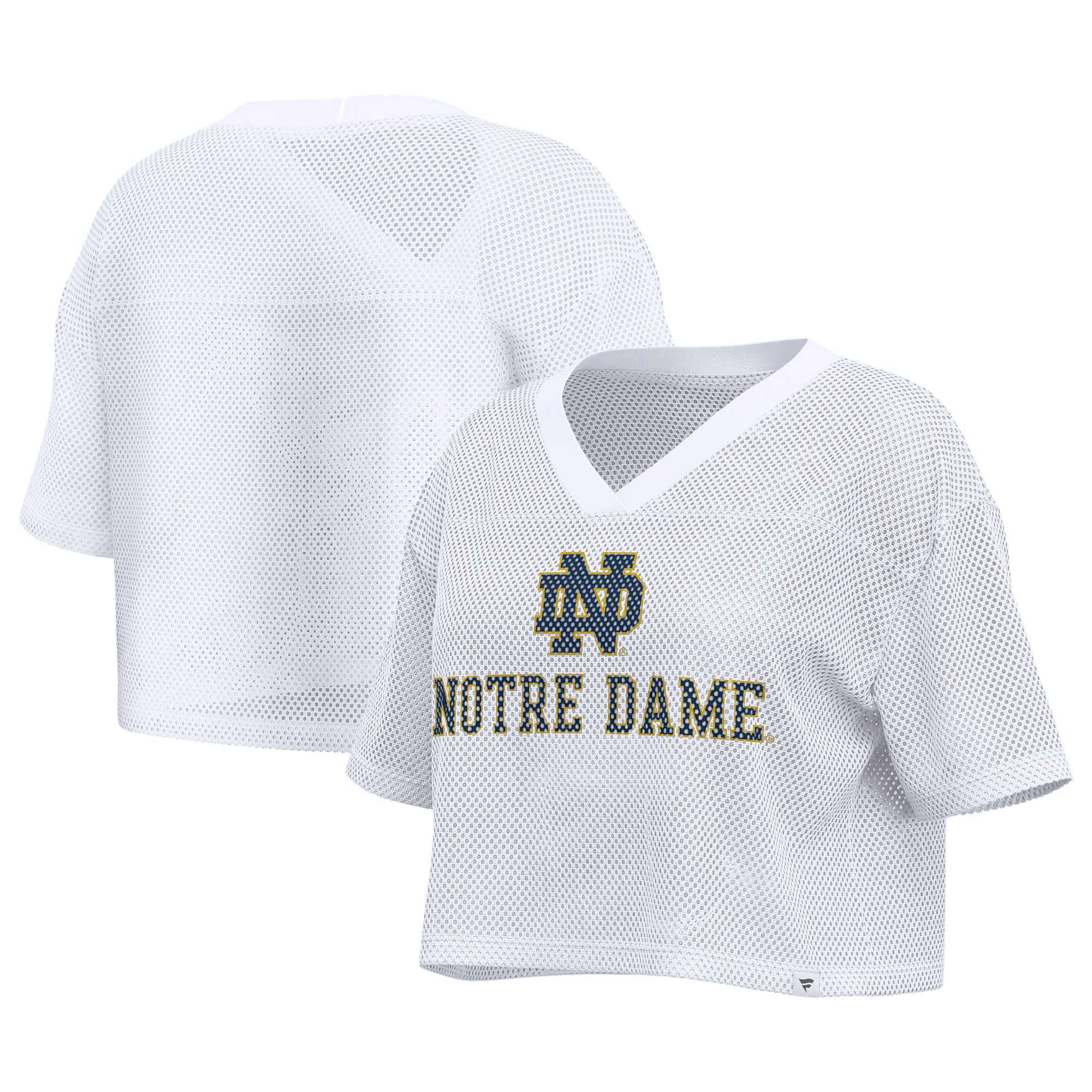 NCAA Women's Notre Dame Fighting Irish White Fashion Football Jersey