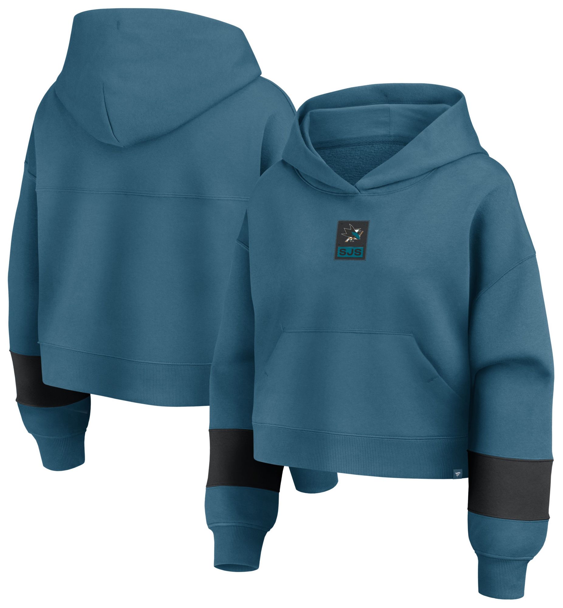 NHL Women's San Jose Sharks Colorblock Breakaway Hoodie