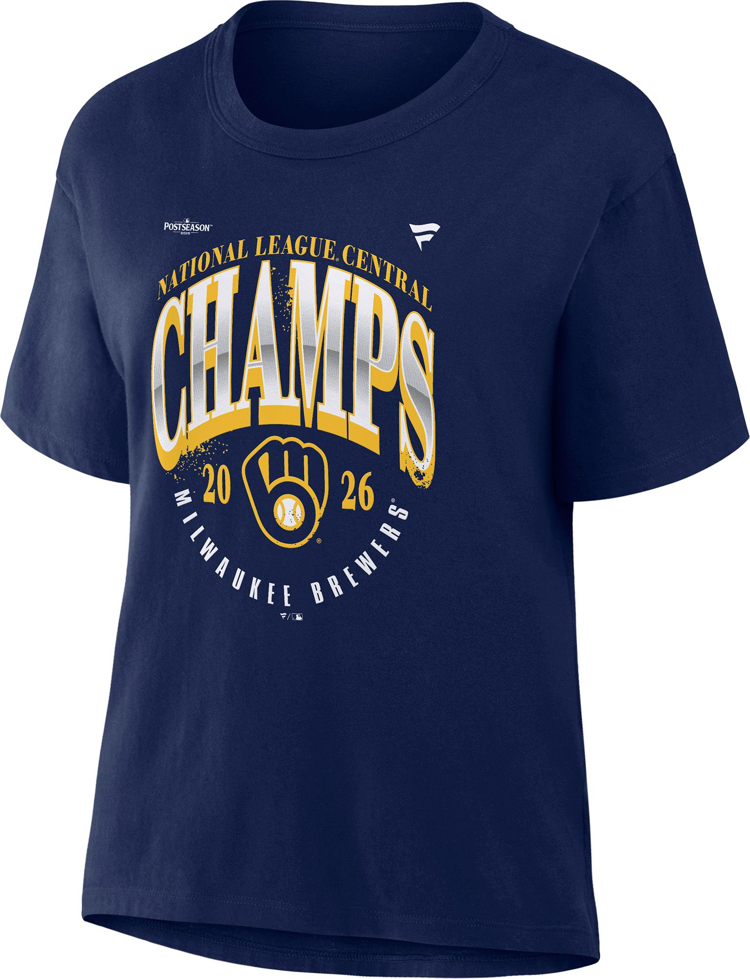 MLB Women's Milwaukee Brewers Division Champs 2026 Locker Room T-Shirt