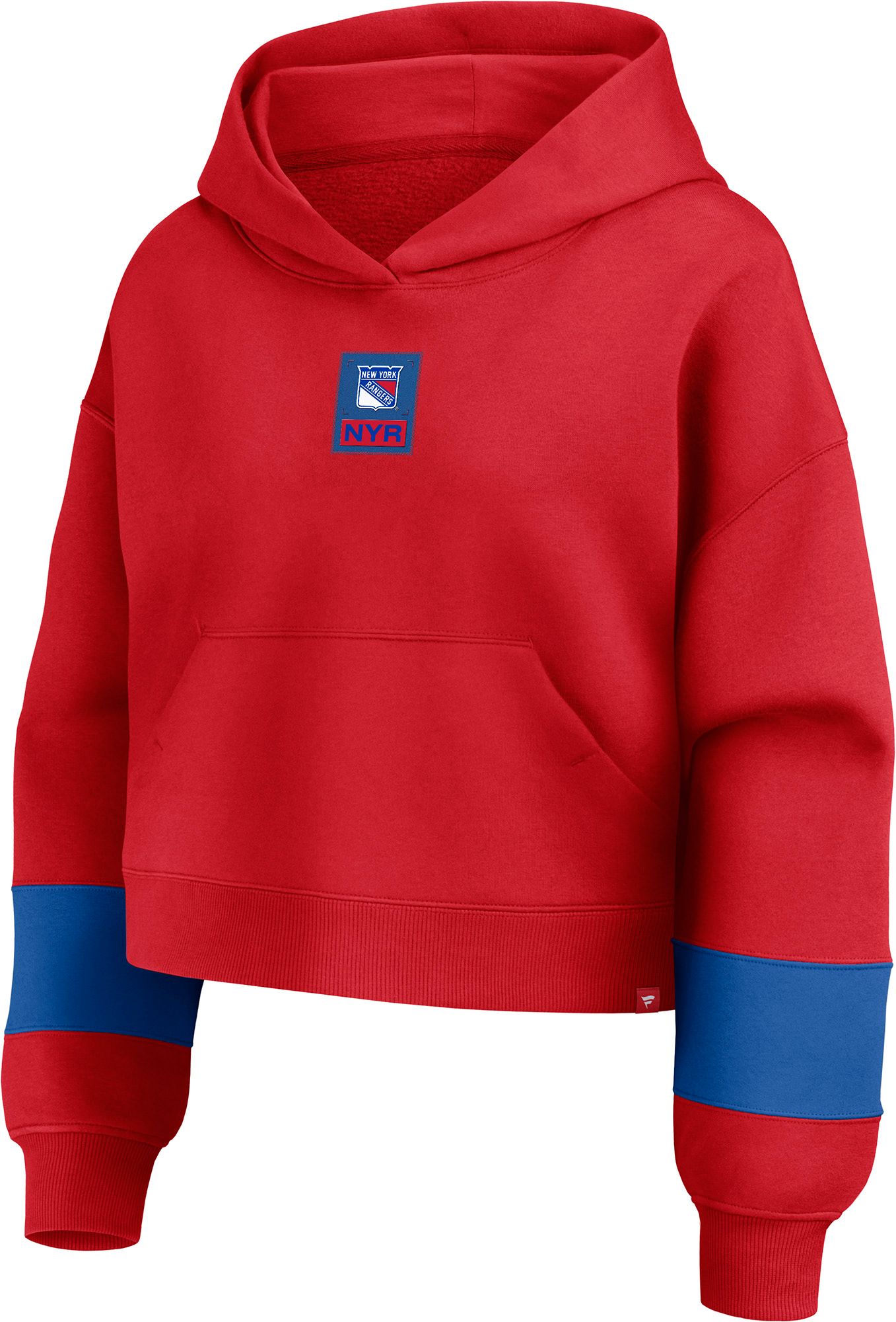 NHL Women's New York Rangers Colorblock Breakaway Hoodie