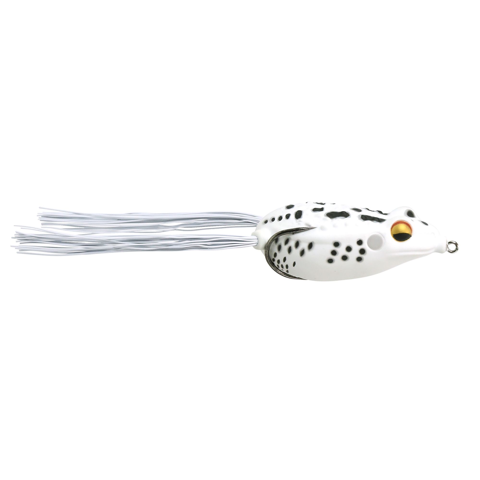 Okuma Rattle Toad White Frog Fishing Lure
