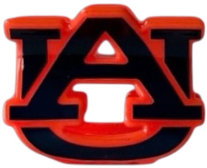 FiZZY Women's Auburn Tigers Blue and Orange Logo Claw Clip