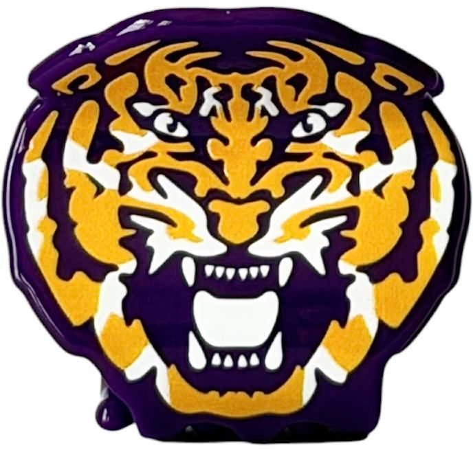FiZZY Women's LSU Tigers Multi-Colored Logo Claw Clip