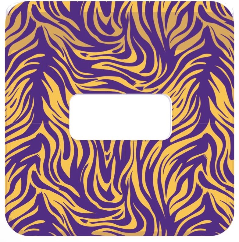 FiZZY Women's LSU Tigers Purple and Yellow Tailgate Hair Clip