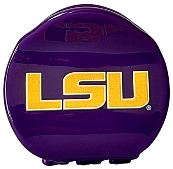 FiZZY Women's LSU Tigers Purple Circle Claw Clip