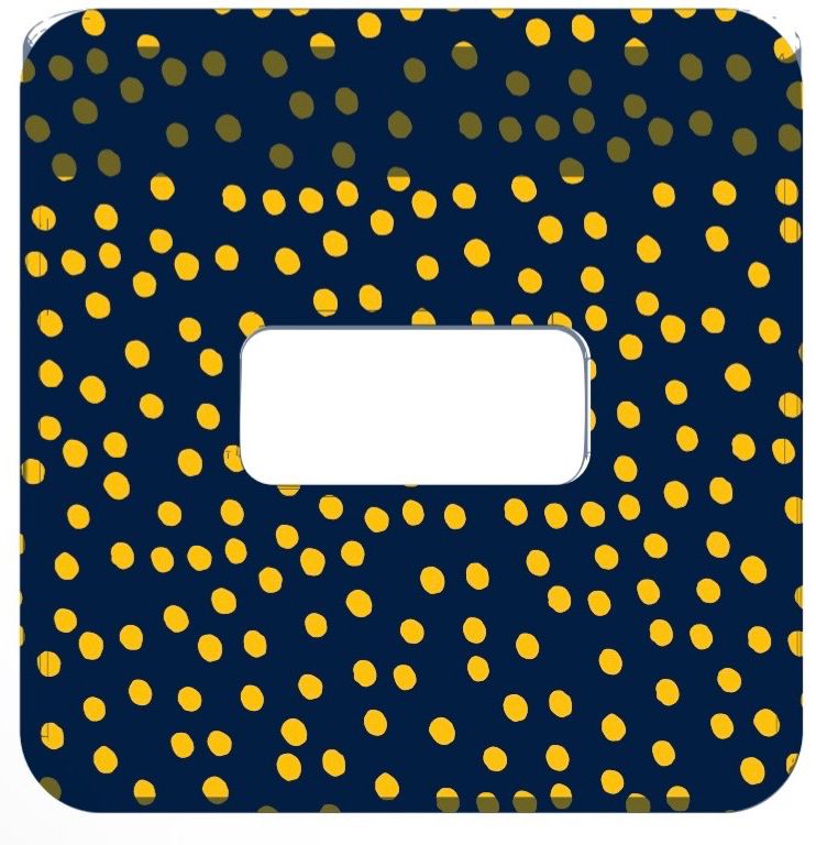 FiZZY Women's Michigan Wolverines Blue and Gold Tailgate Hair Clip