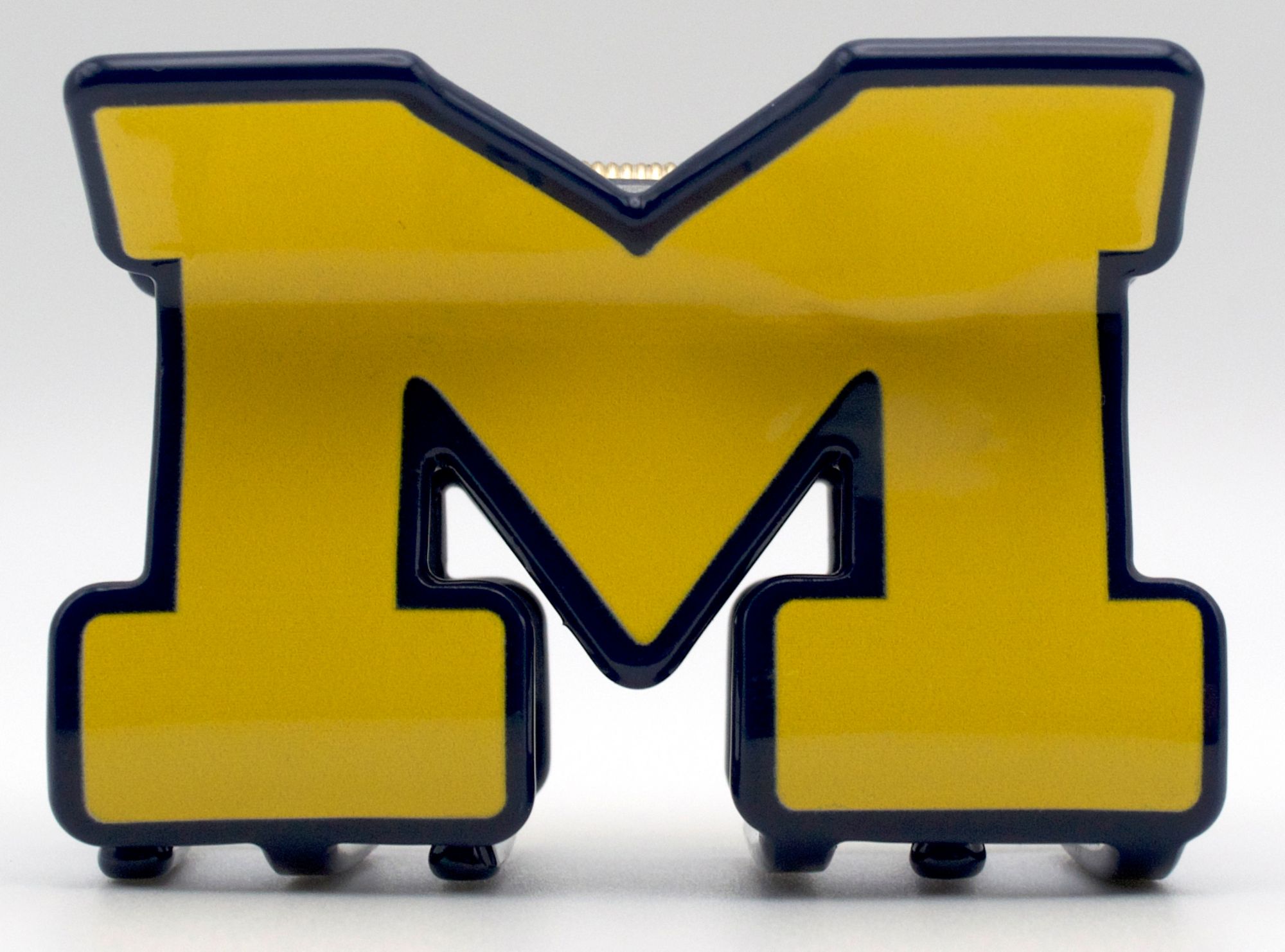 FiZZY Women's Michigan Wolverines Yellow Logo Claw Clip