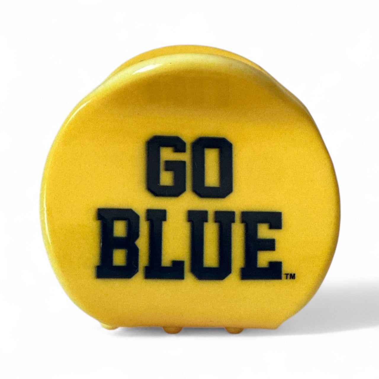 FiZZY Women's Michigan Wolverines Yellow Circle Claw Clip