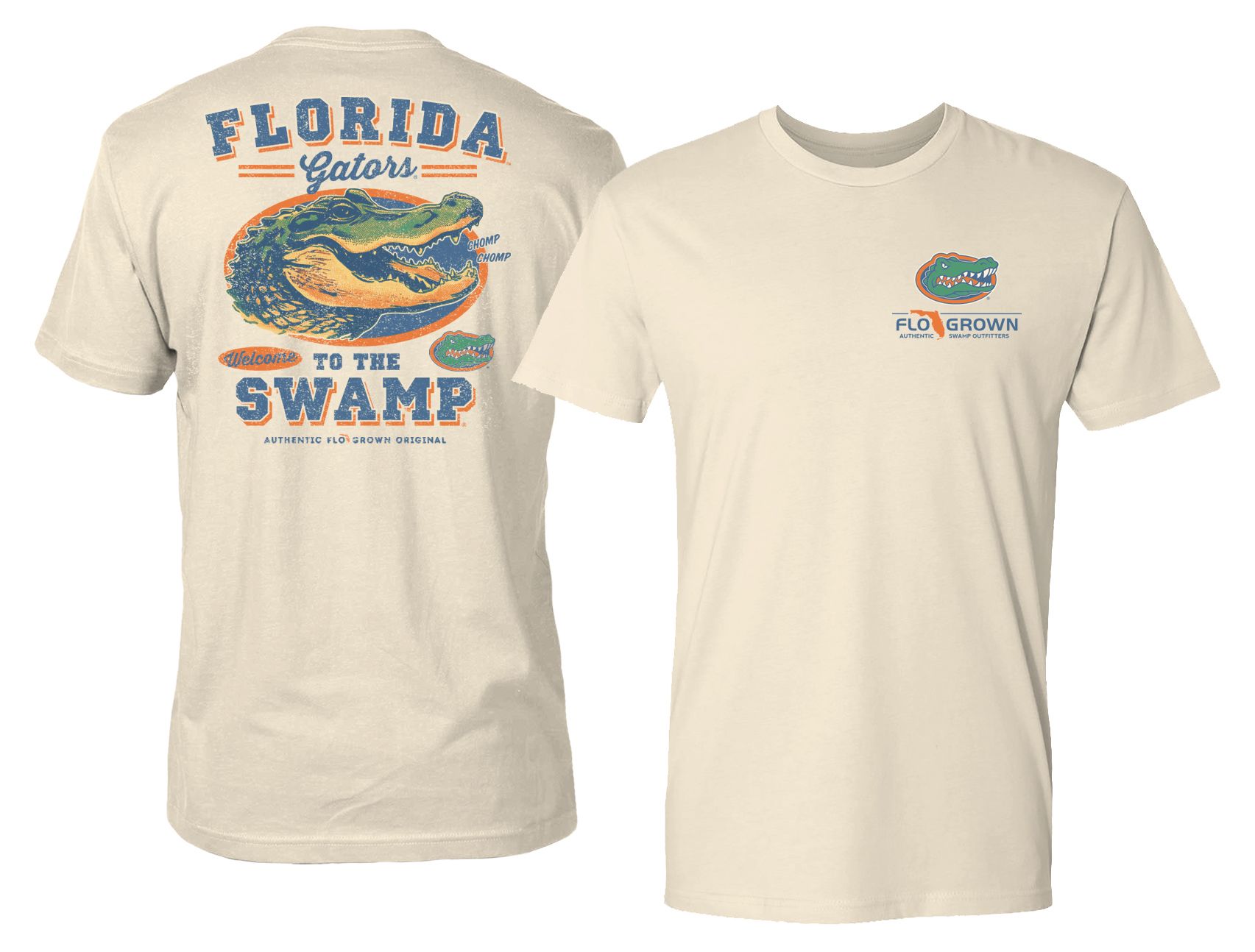 FloGrown Men's Florida Gators Natural Vintage Mascot T-Shirt