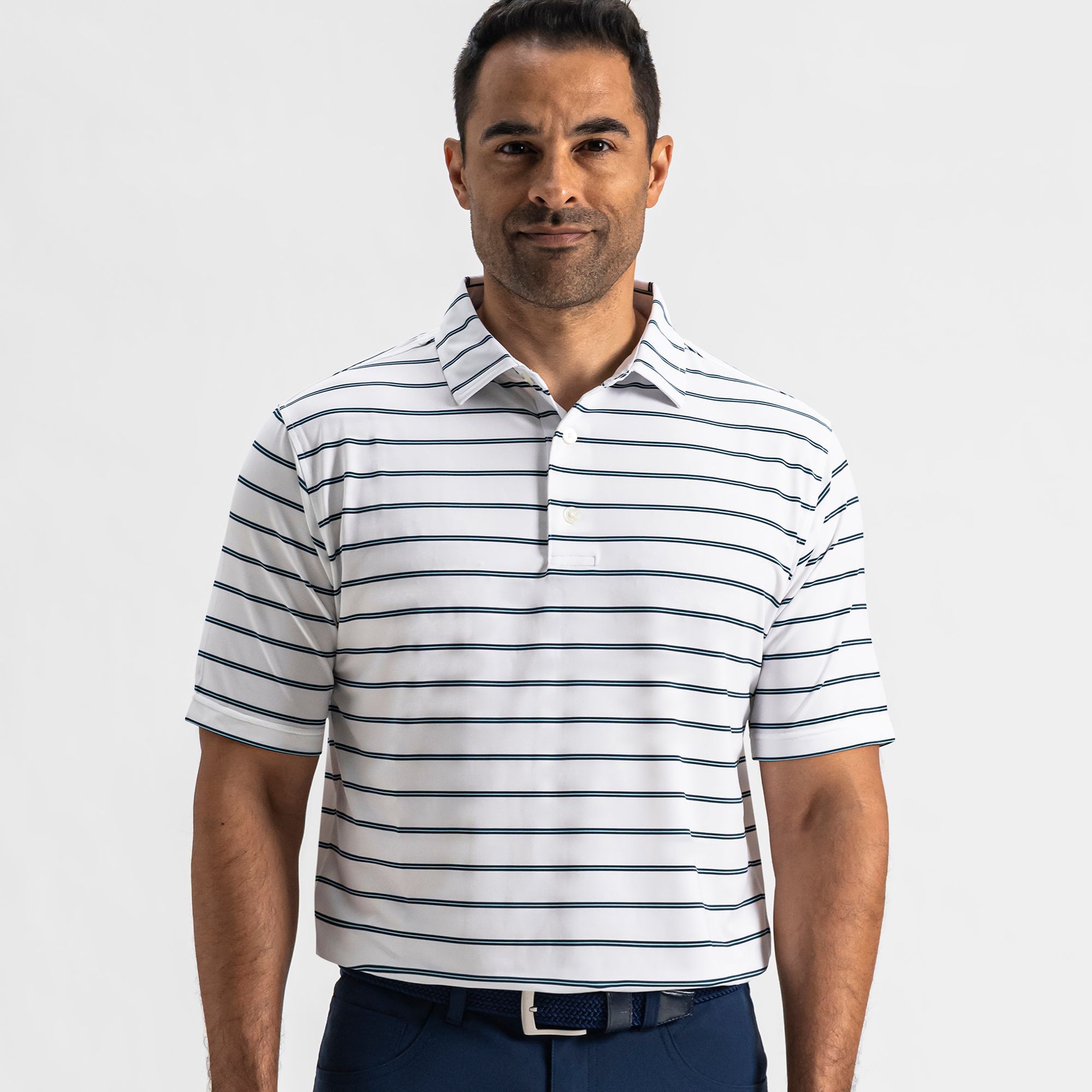 FootJoy Men's Abyss Stripe Golf Polo