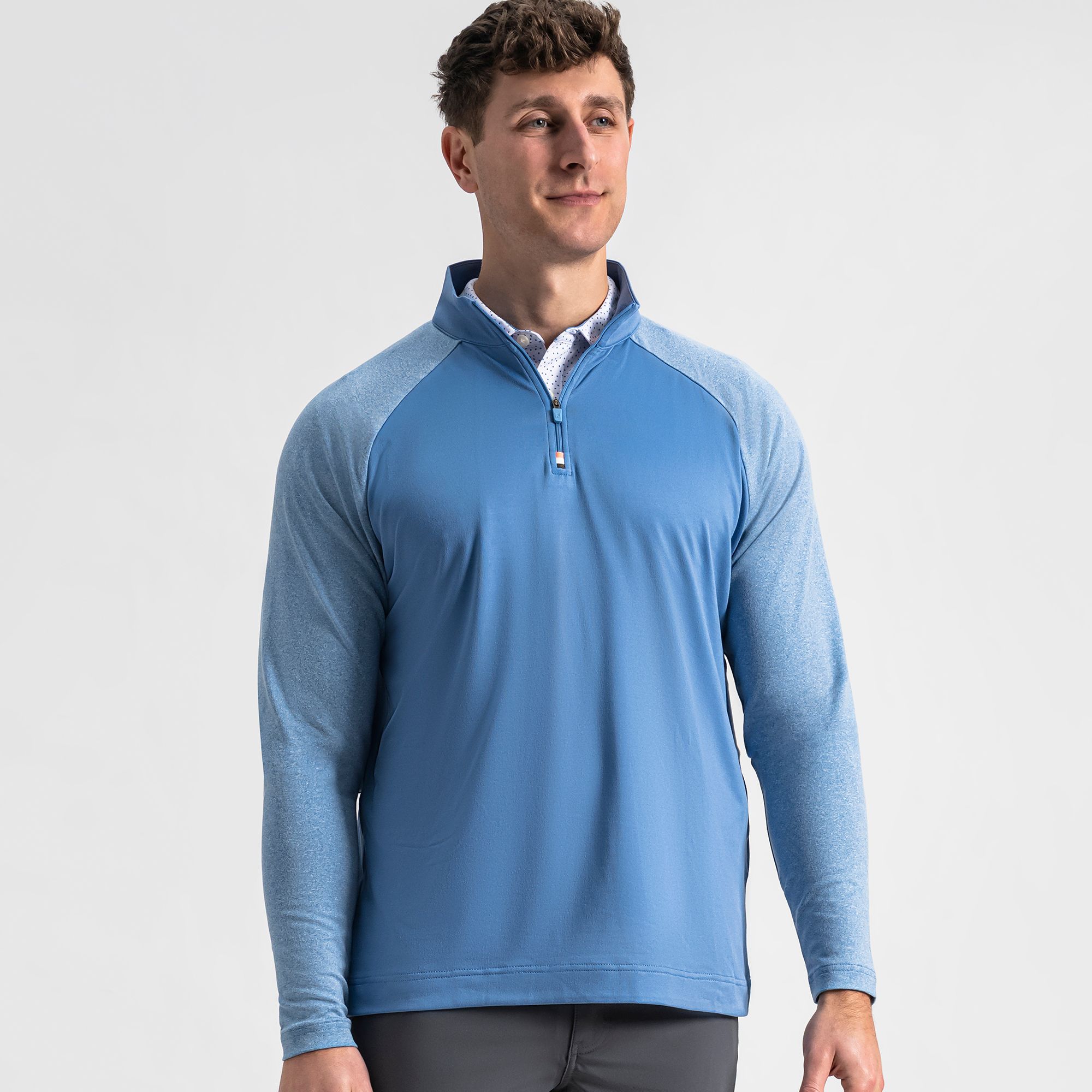 FootJoy Men's Raglan Block Golf ¼ Zip