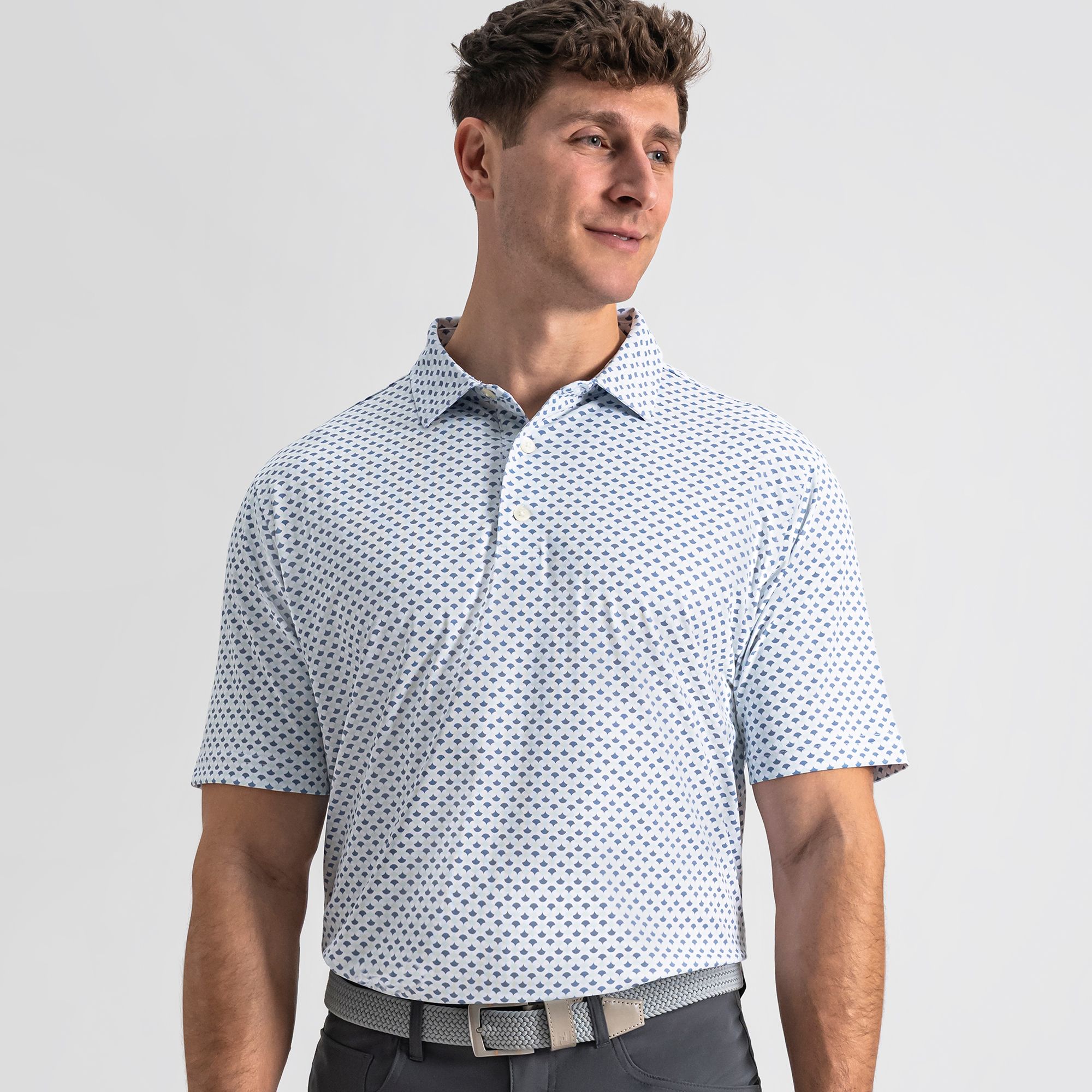 FootJoy Men's Ginko Geo Golf Polo