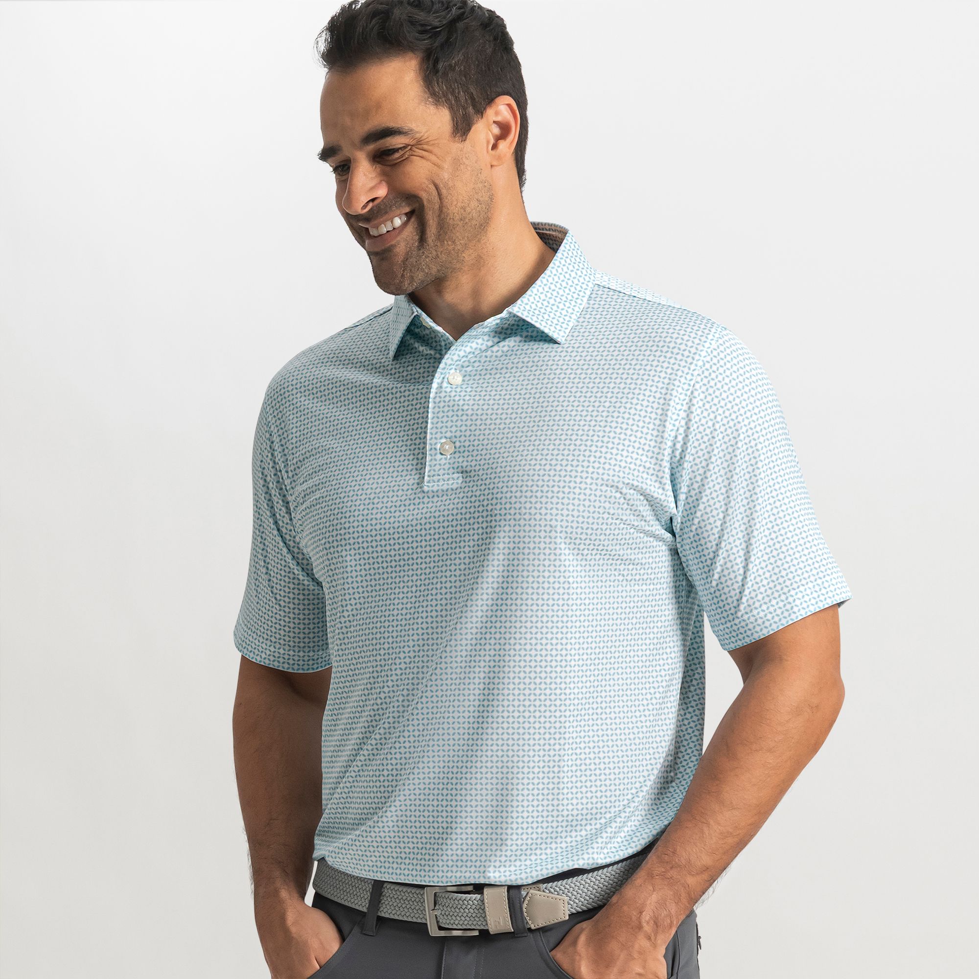 FootJoy Men's Ellipse Lisle Golf Polo