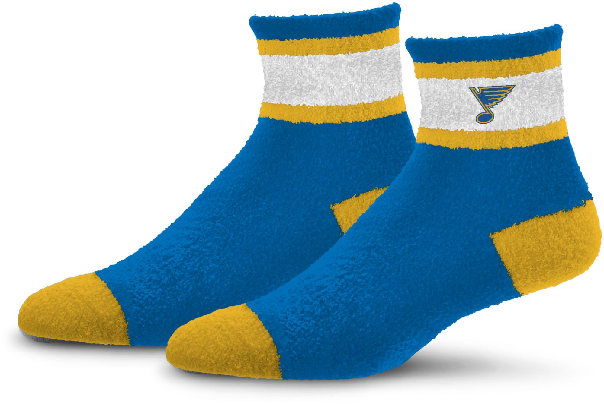 For Bare Feet St. Louis Blues Stripe Cozy Socks