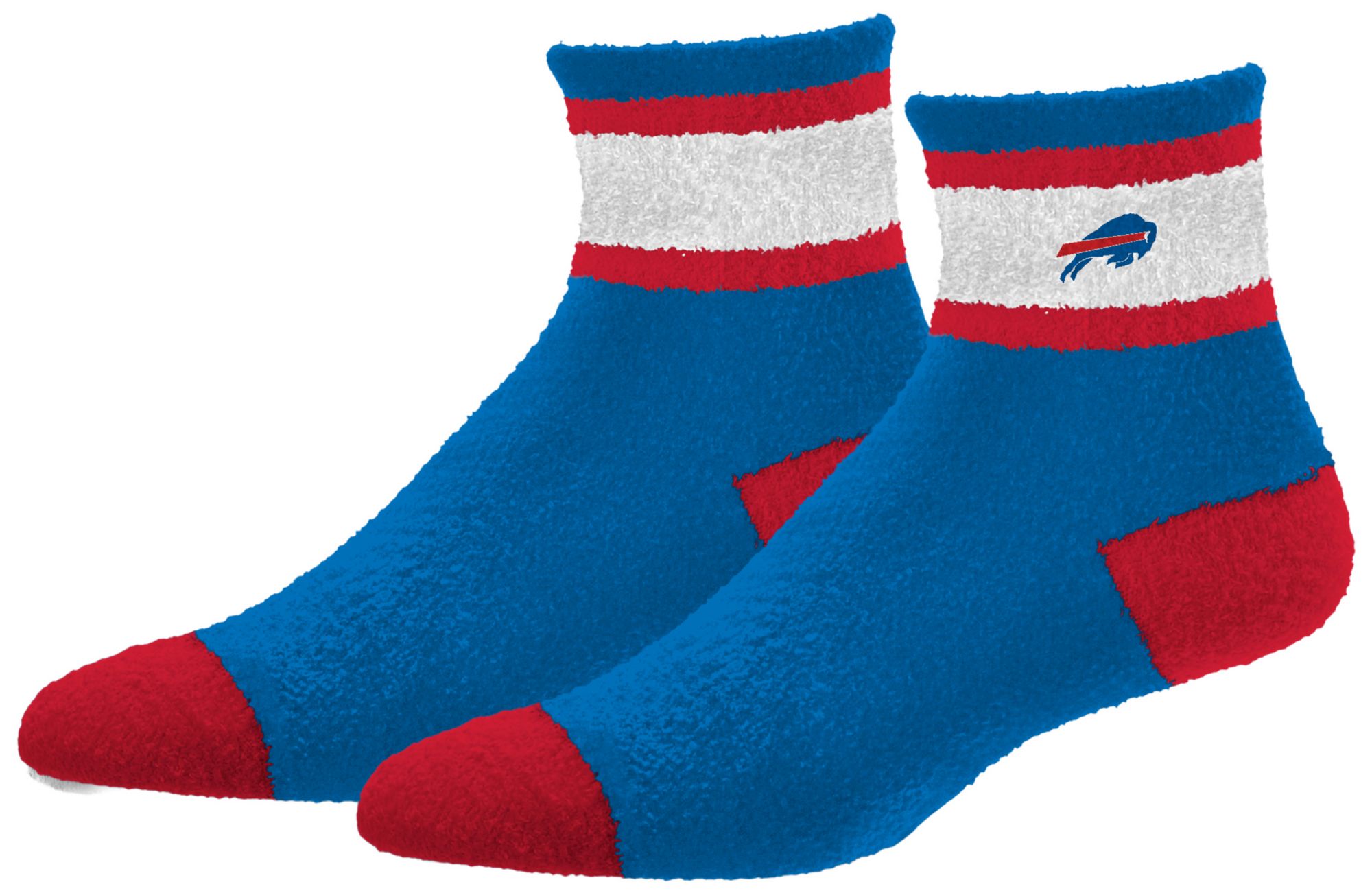For Bare Feet Adult Buffalo Bills Royal Cozy Socks