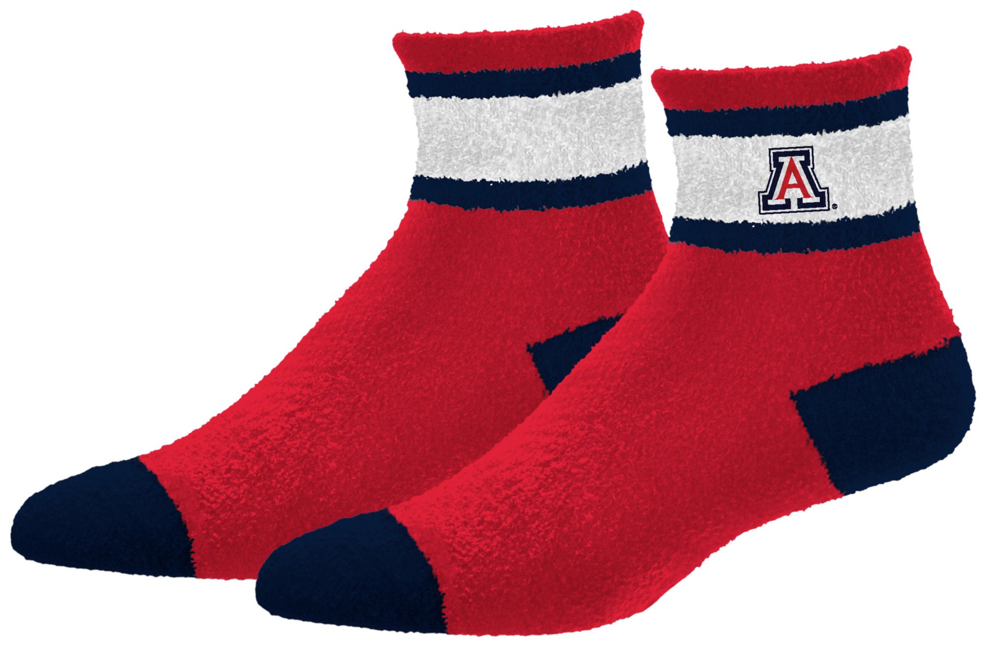 For Bare Feet Adult Arizona Wildcats Red Cozy Socks