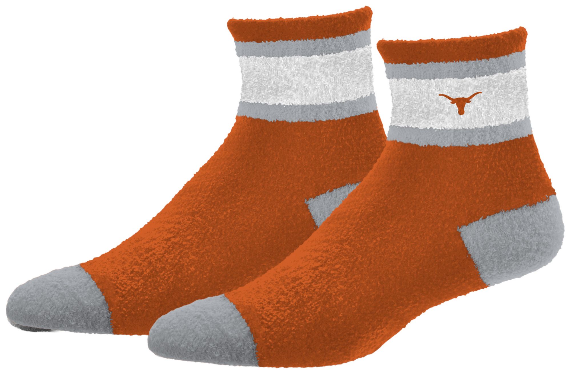 For Bare Feet Adult Texas Longhorns Tx Orange Cozy Socks