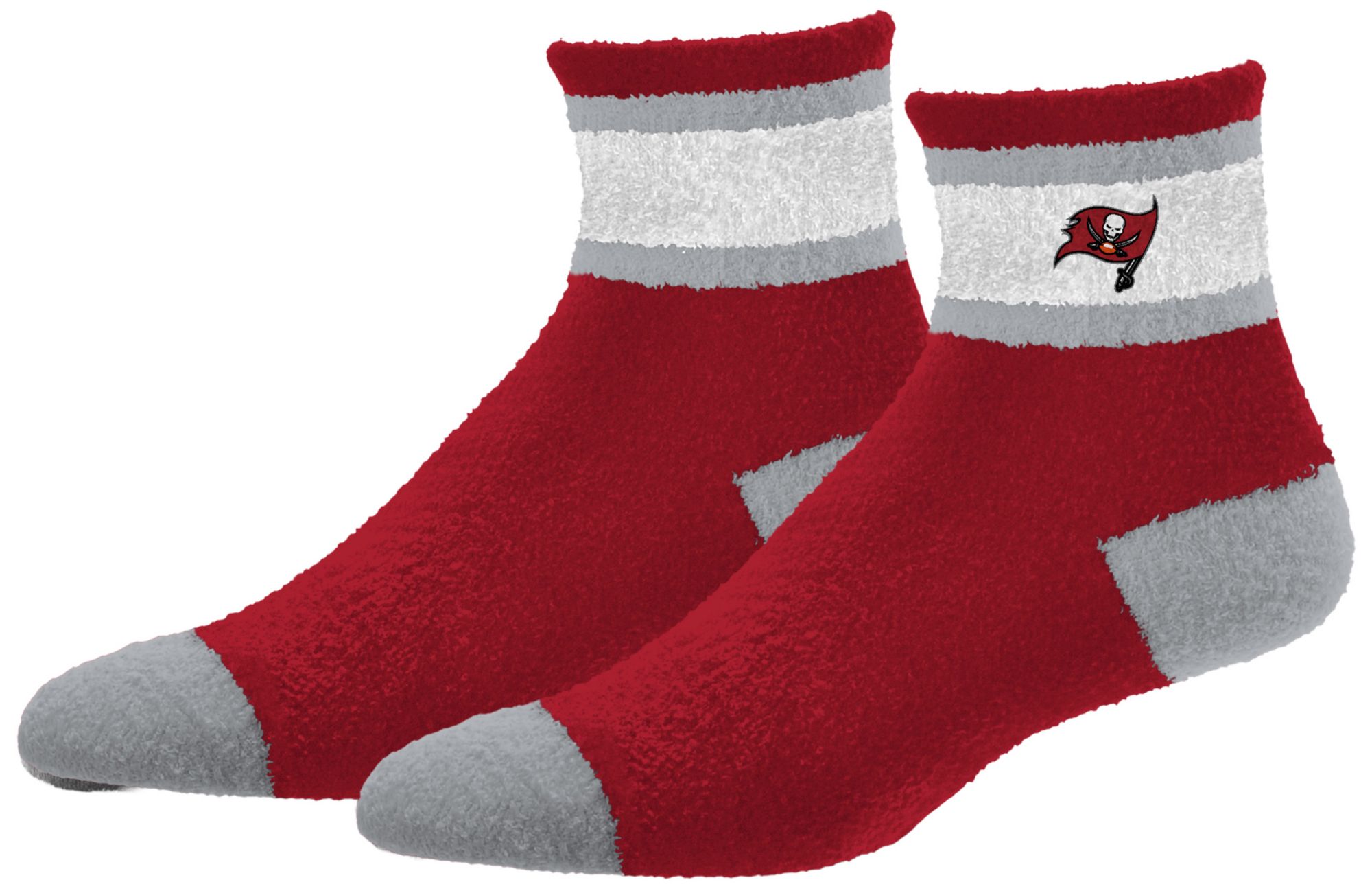 For Bare Feet Adult Tampa Bay Buccaneers Red Cozy Socks