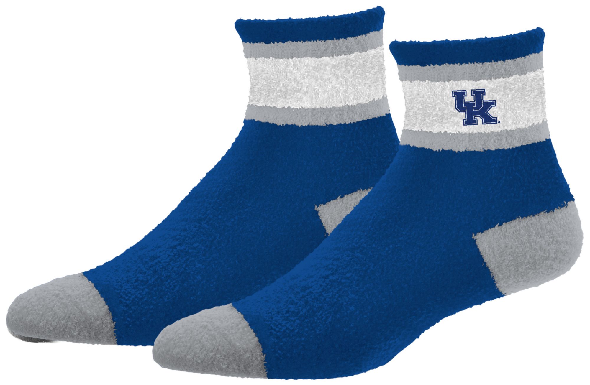 For Bare Feet Adult Kentucky Wildcats Royal Cozy Socks