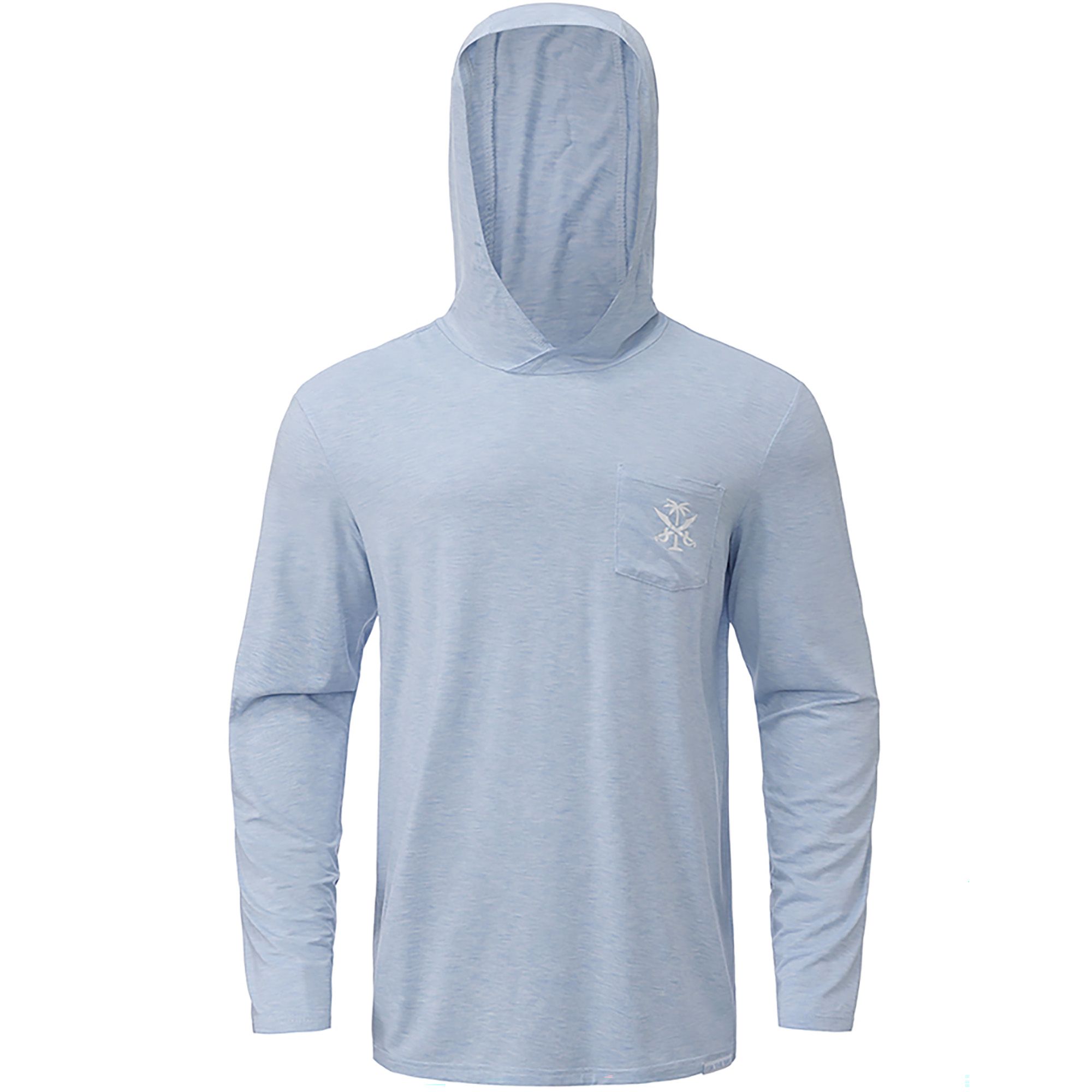 For the Bay Clothing Co. Adult Tampa Bay Light Blue Breeze Bamboo Hoodie