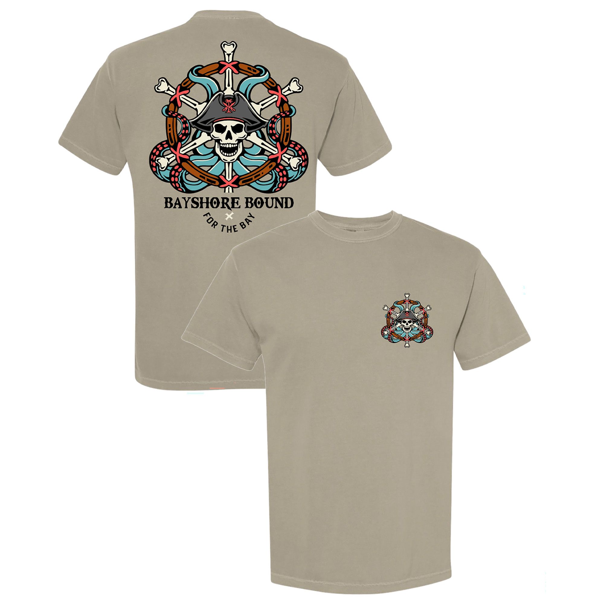 For the Bay Clothing Co. Adult Tampa Bay Tan Raid The Bay T-Shirt