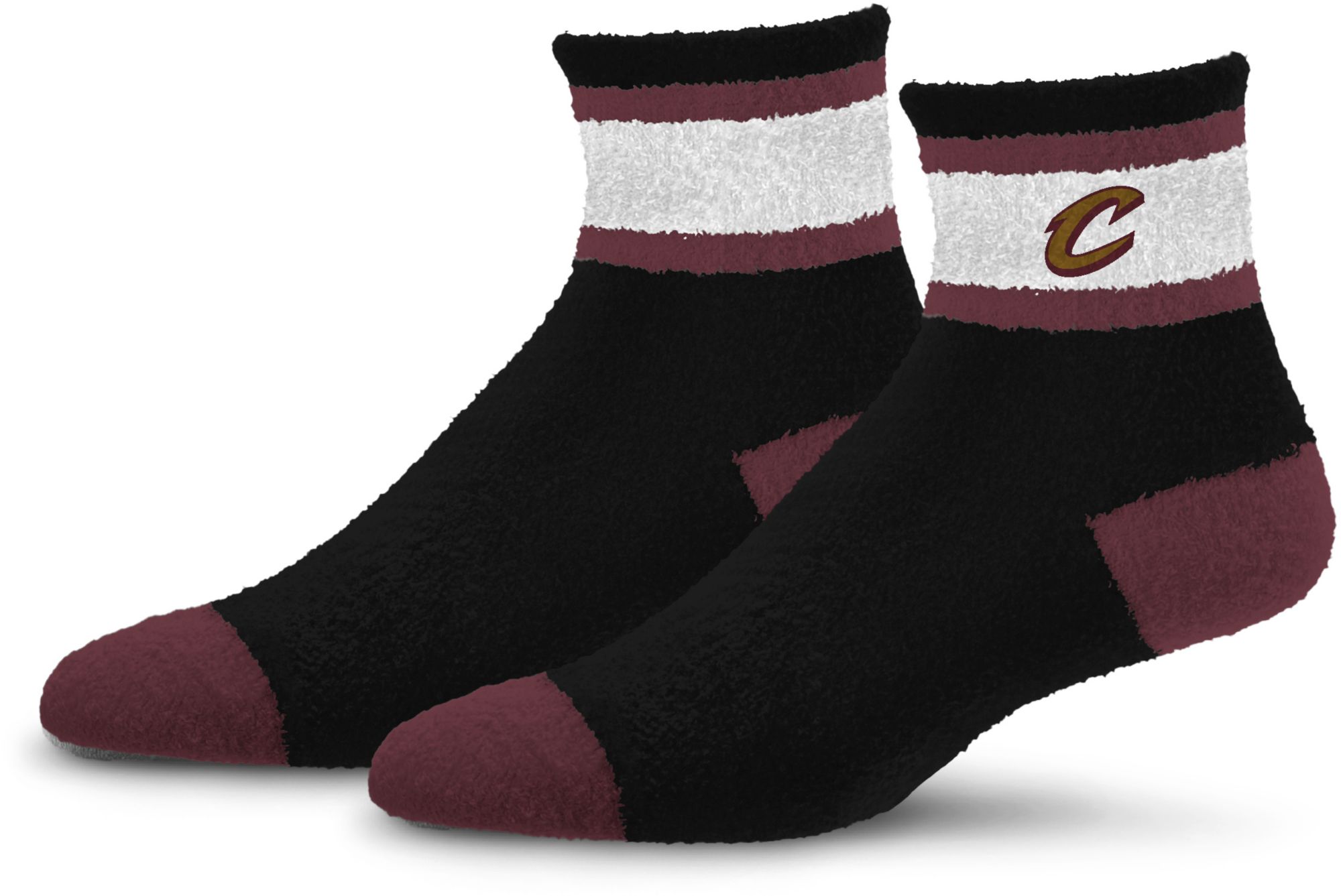 For Bare Feet Cleveland Cavaliers Stripe Cozy Socks