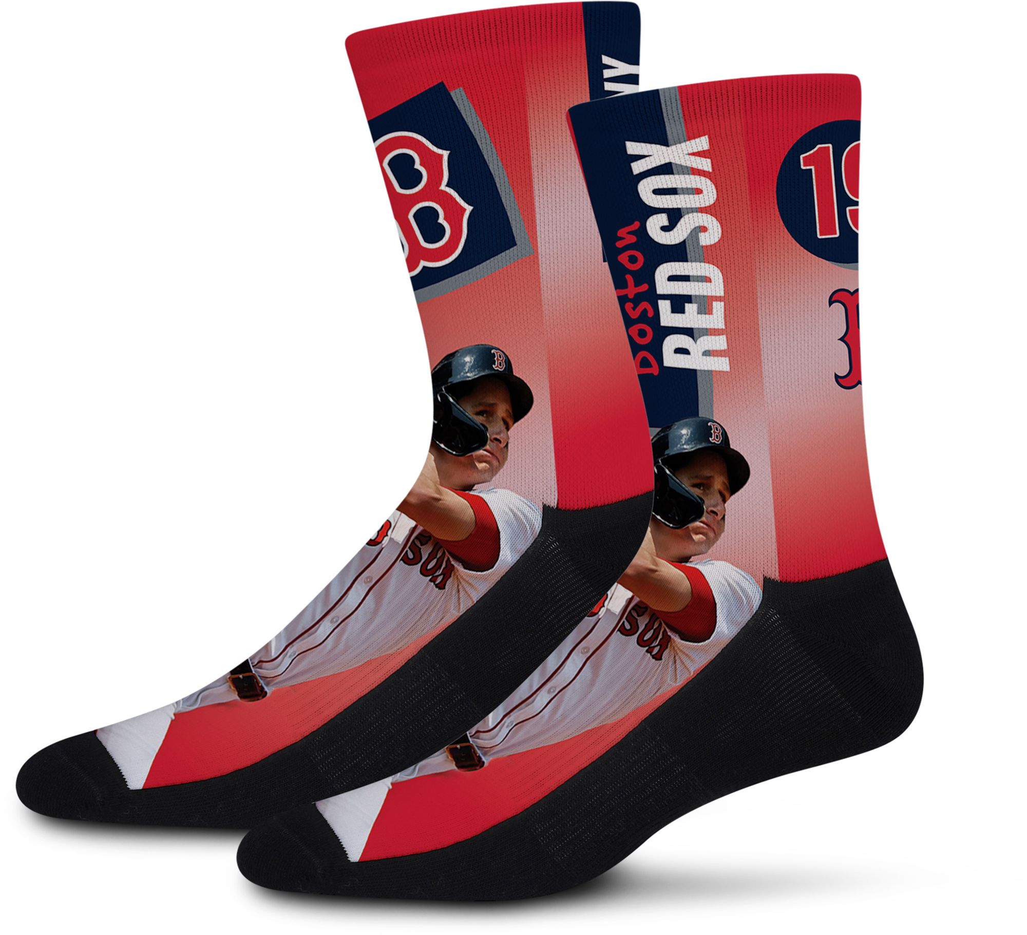 For Bare Feet Adult Boston Red Sox Roman Anthony #19 Shape Shifter Crew Socks