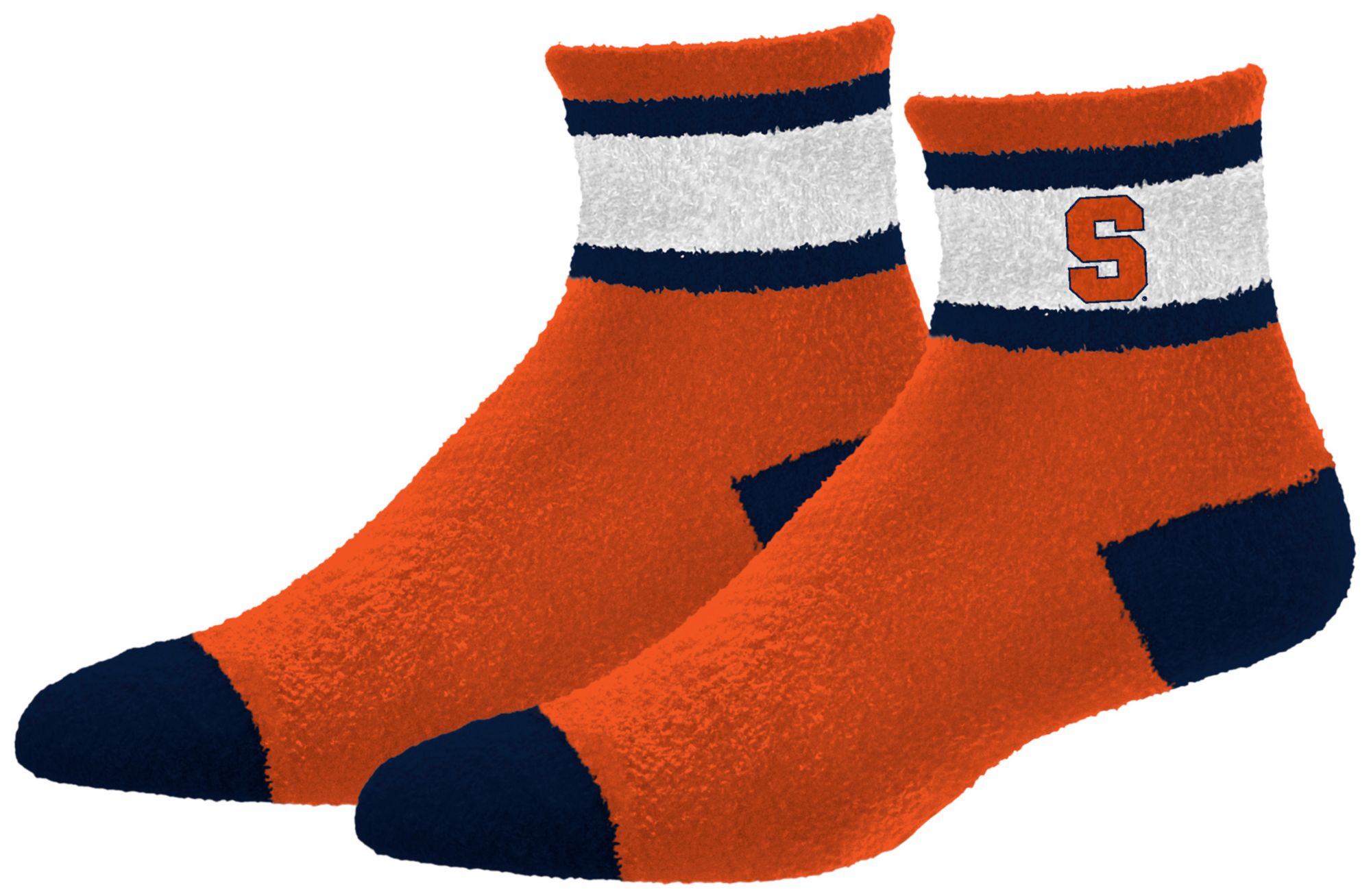 For Bare Feet Adult Syracuse Orange Orange Cozy Socks