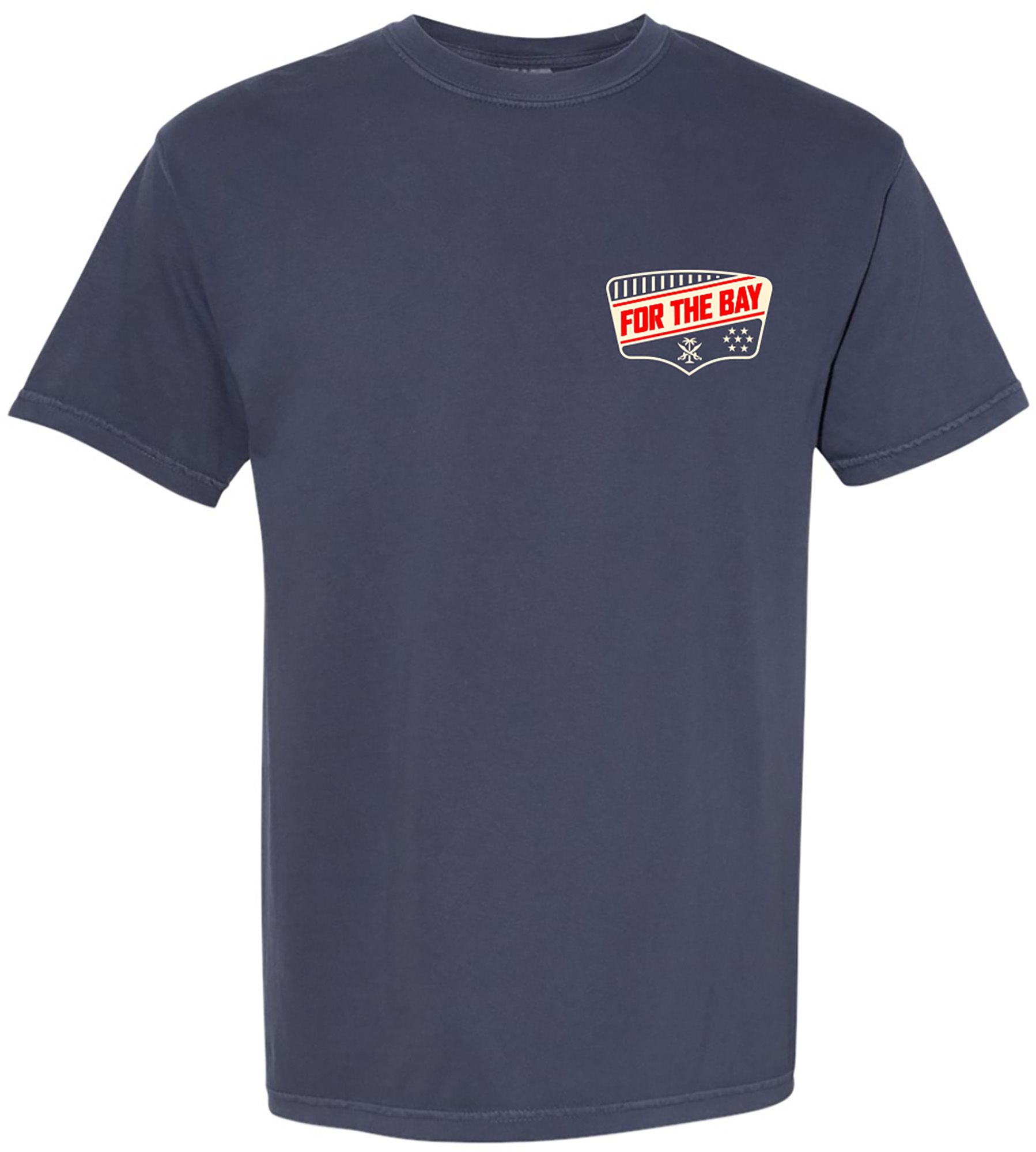 For the Bay Clothing Co. Adult Tampa Americana Navy T-Shirt