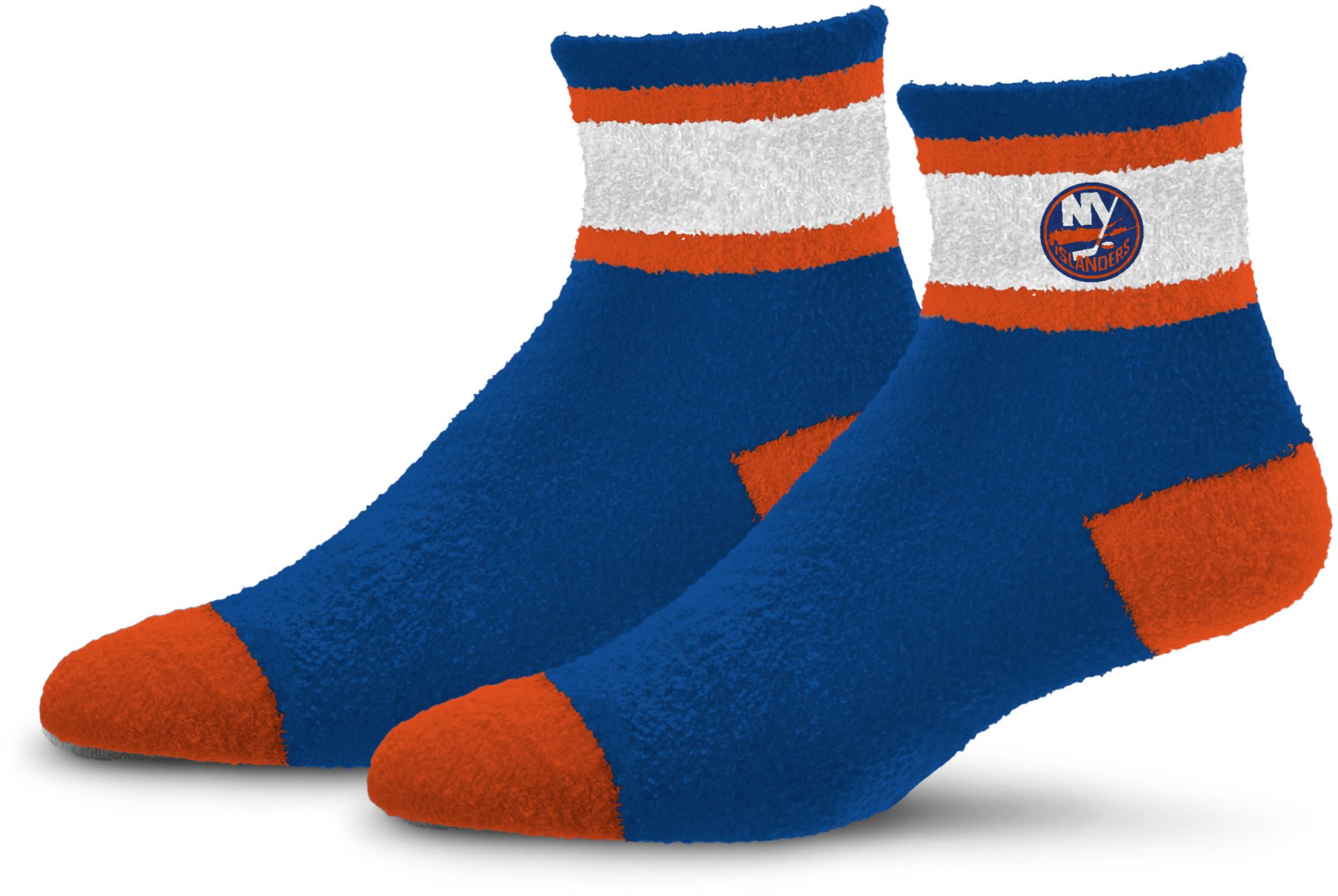 For Bare Feet New York Islanders Stripe Cozy Socks