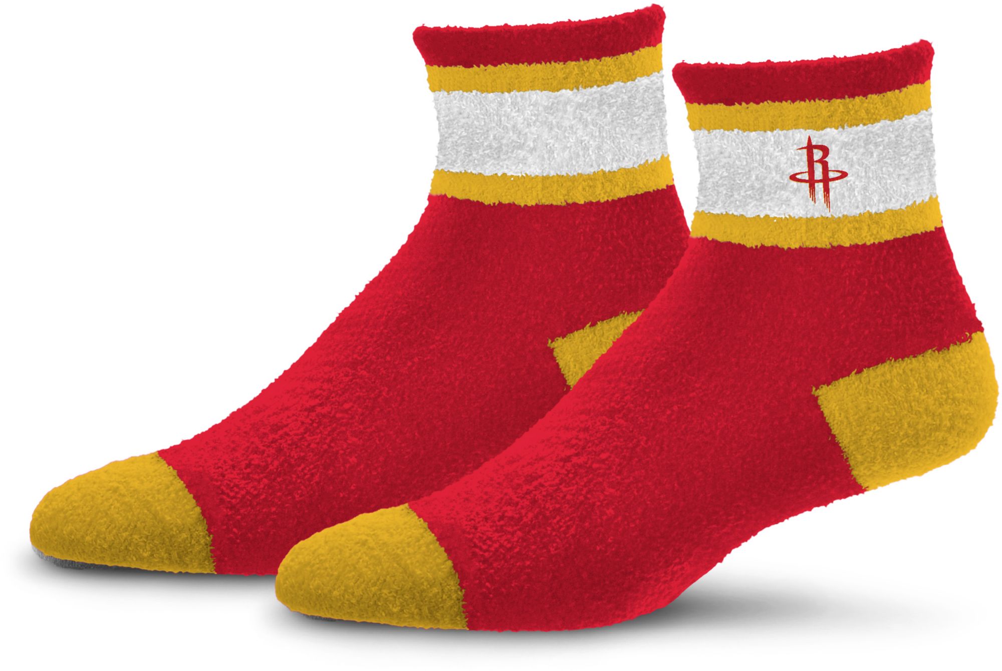 For Bare Feet Houston Rockets Stripe Cozy Socks