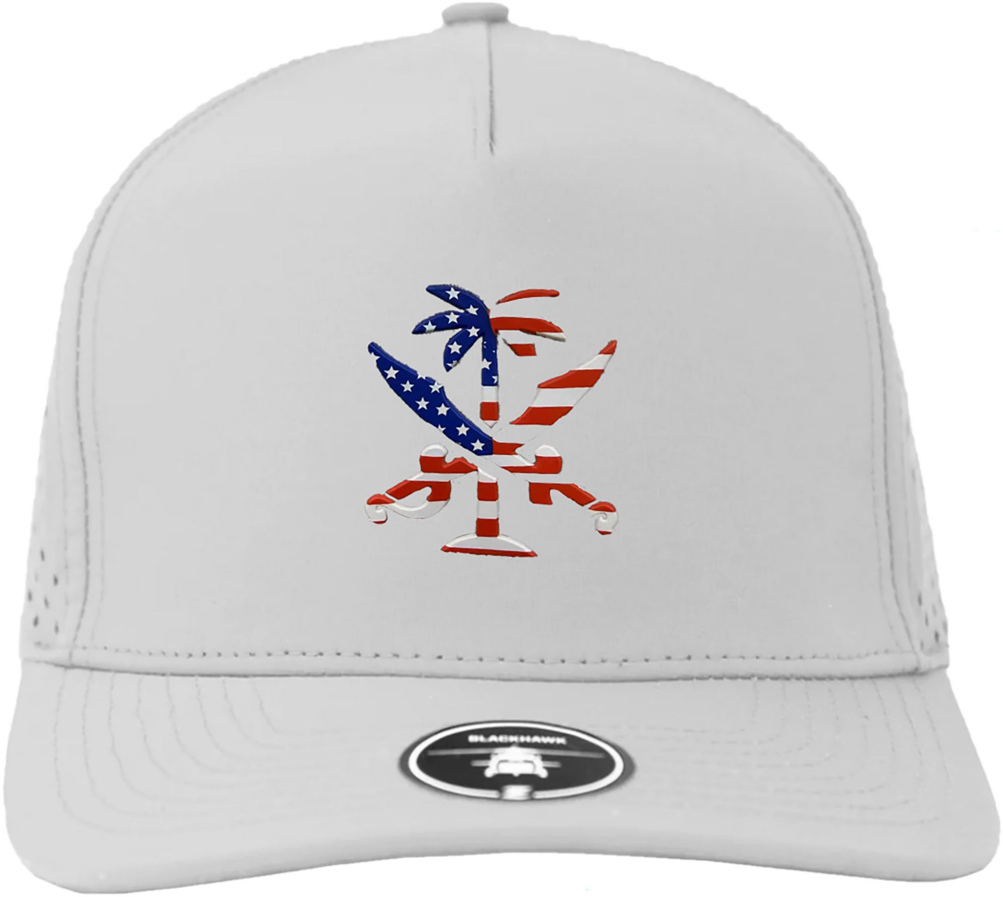 For the Bay Clothing Co. Adult Tampa Americana White Icon Adjustable Hat