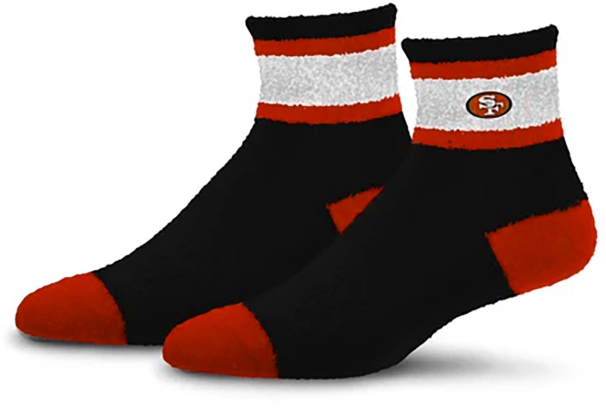 For Bare Feet Adult San Francisco 49ers Black Cozy Socks