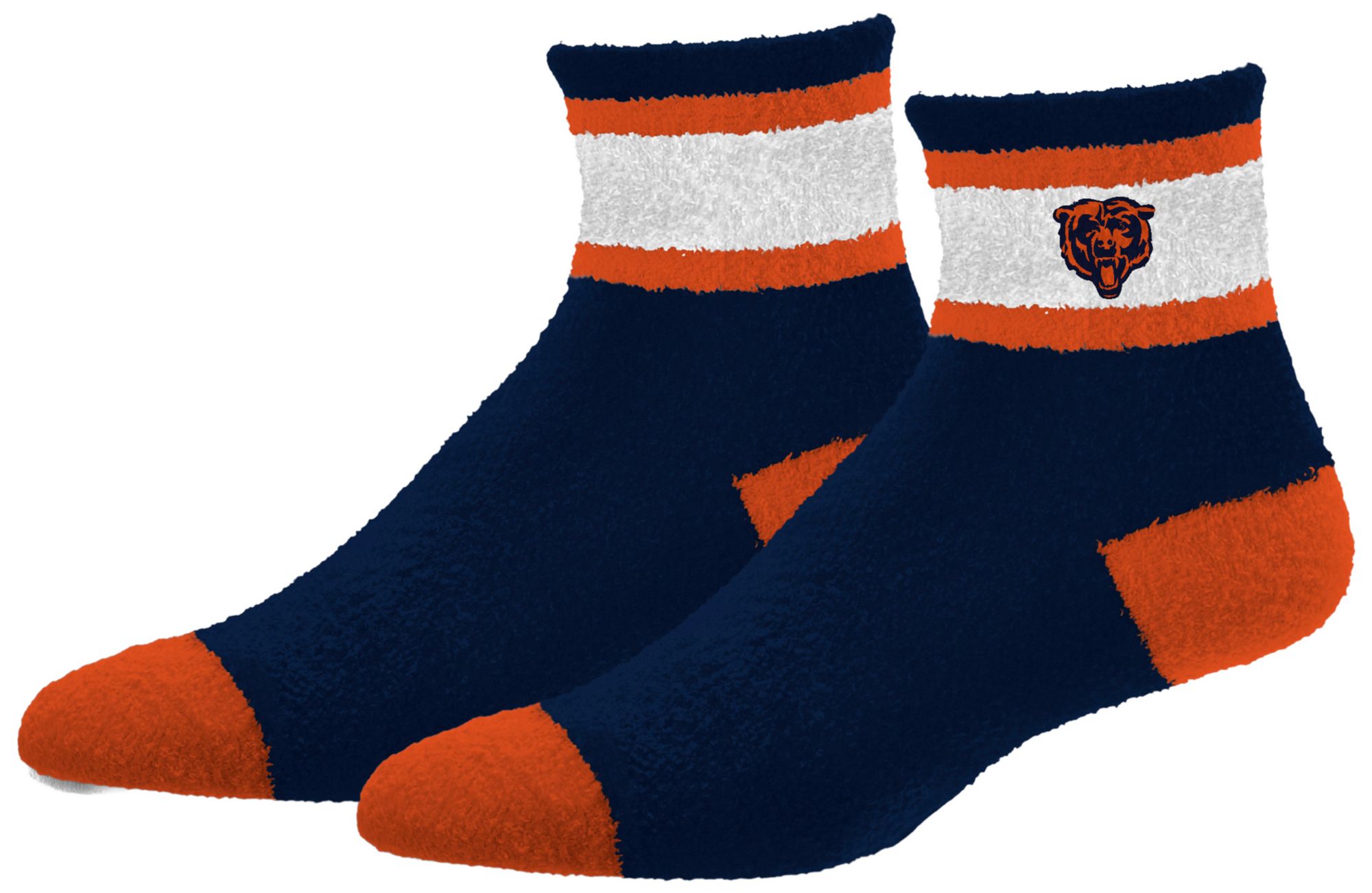 For Bare Feet Adult Chicago Bears Navy Cozy Socks