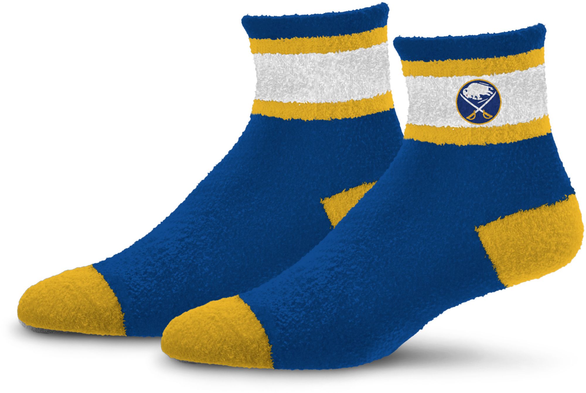 For Bare Feet Buffalo Sabres Stripe Cozy Socks