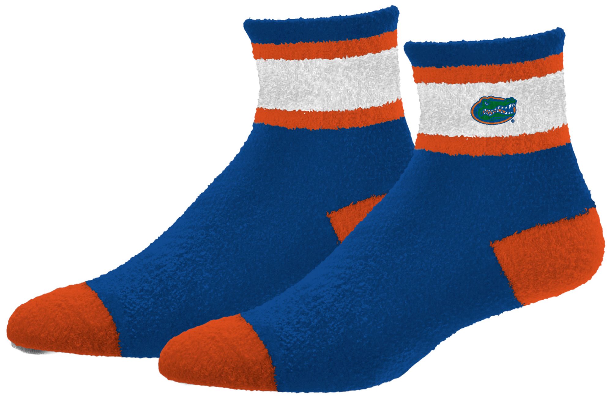 For Bare Feet Adult Florida Gators Royal Cozy Socks