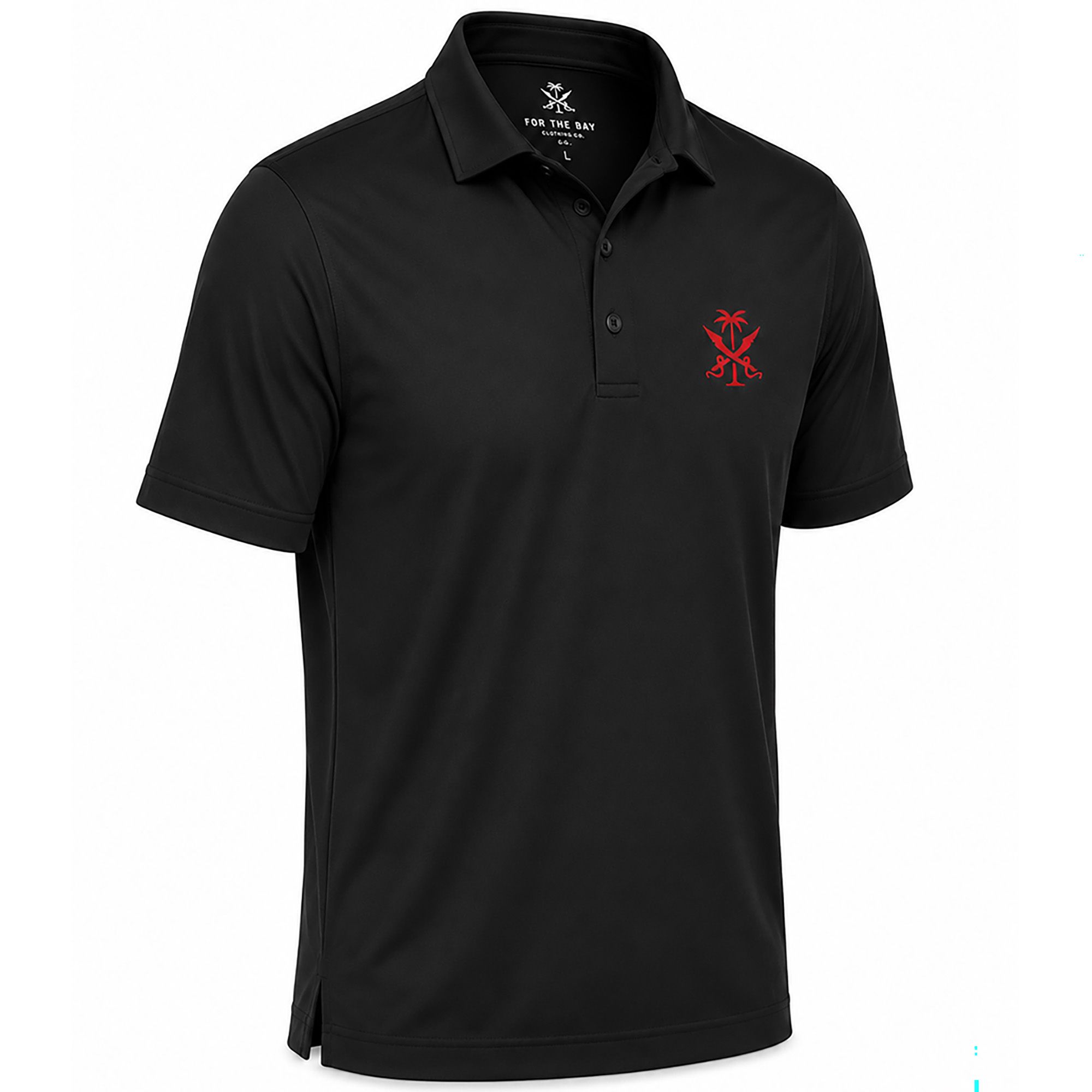 For the Bay Clothing Co. Men's Tampa Bay Blue Gameday Gridiron Polo