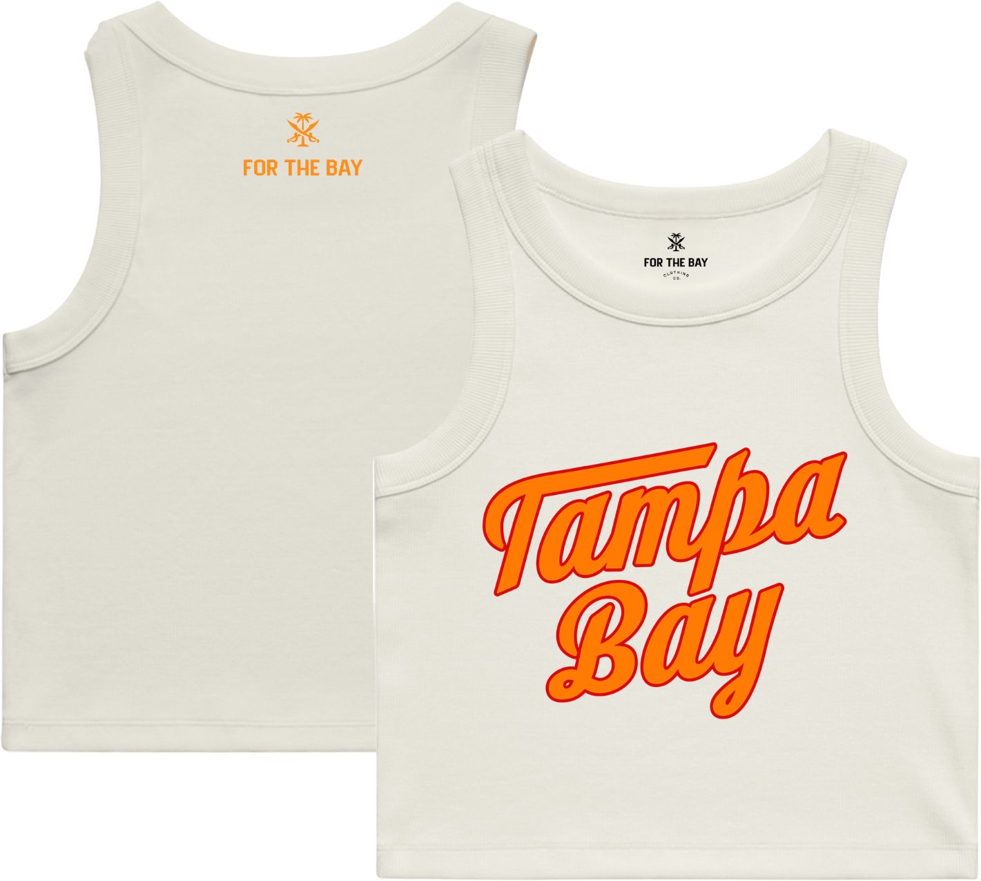 For the Bay Clothing Co. Women's Tampa Cropped Tank Top