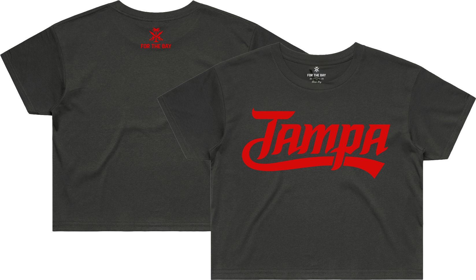 For the Bay Clothing Co. Women's Tampa Cropped T-Shirt